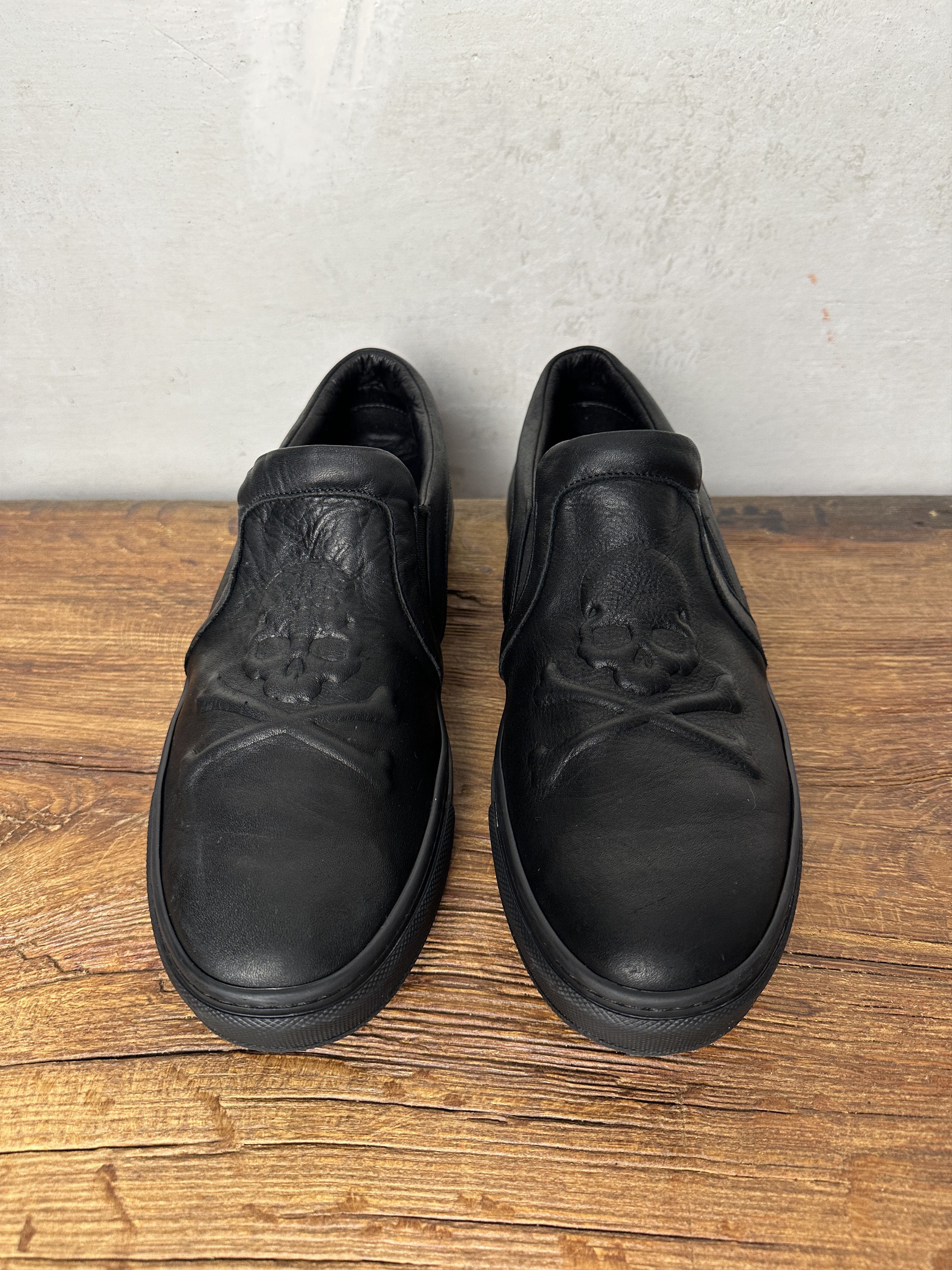 Philipp Plein Philipp Plein Saul Leather Slip Ons Size US 10 / EU 43 - 11 Thumbnail