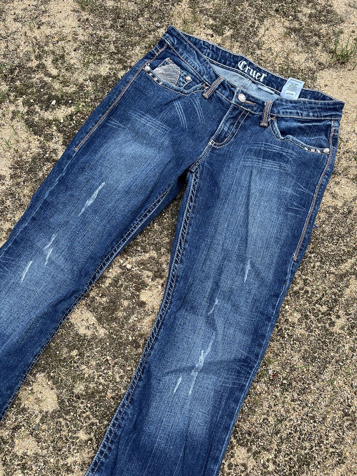 Hysteric Glamour × Japanese Brand × Vintage Flare Cruel Hysteric Inspired Denim Size US 31 - 7 Thumbnail
