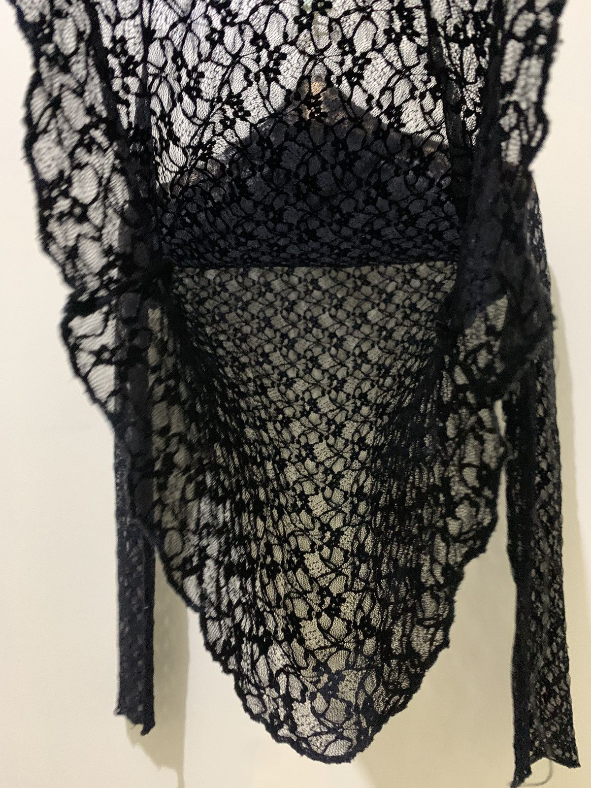 Beauty Beast 🌪️NEED GONE🌪️1990s Uknown Open Knited Mesh Black Punk Size US M / EU 48-50 / 2 - 3 Thumbnail