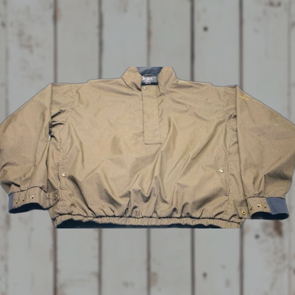 Footjoy FootJoy DryJoys Jacket Mens XL Houndstooth Golf Rain Waterproof Pullover 8035 Size US XL / EU 56 / 4 - 1 Thumbnail