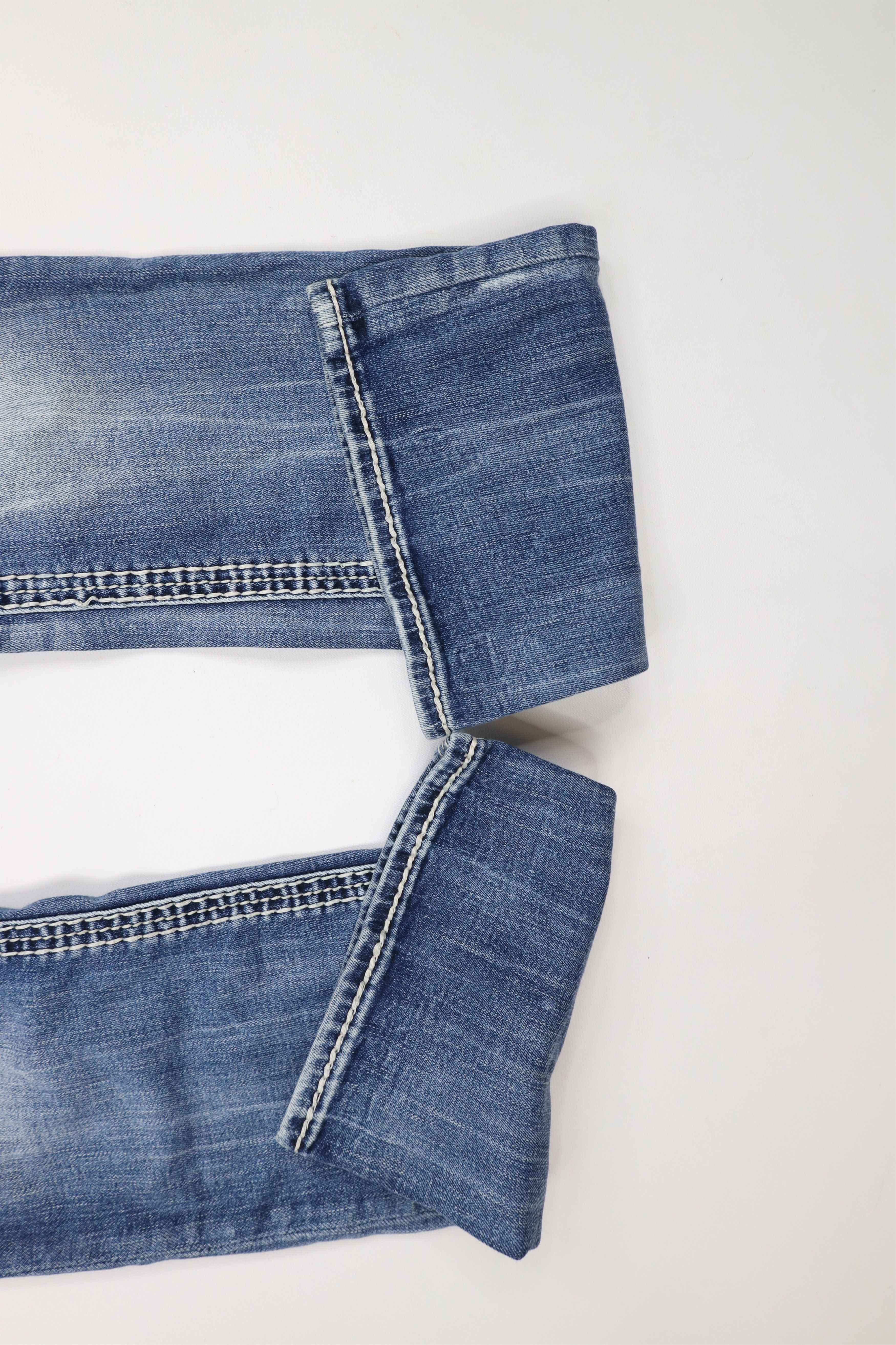 Rock Revival × Vintage Rock Revival Thick Stitch Yui Bootcut Jeweled Denim Jeans Size 26" / US 2 / IT 38 - 5 Thumbnail