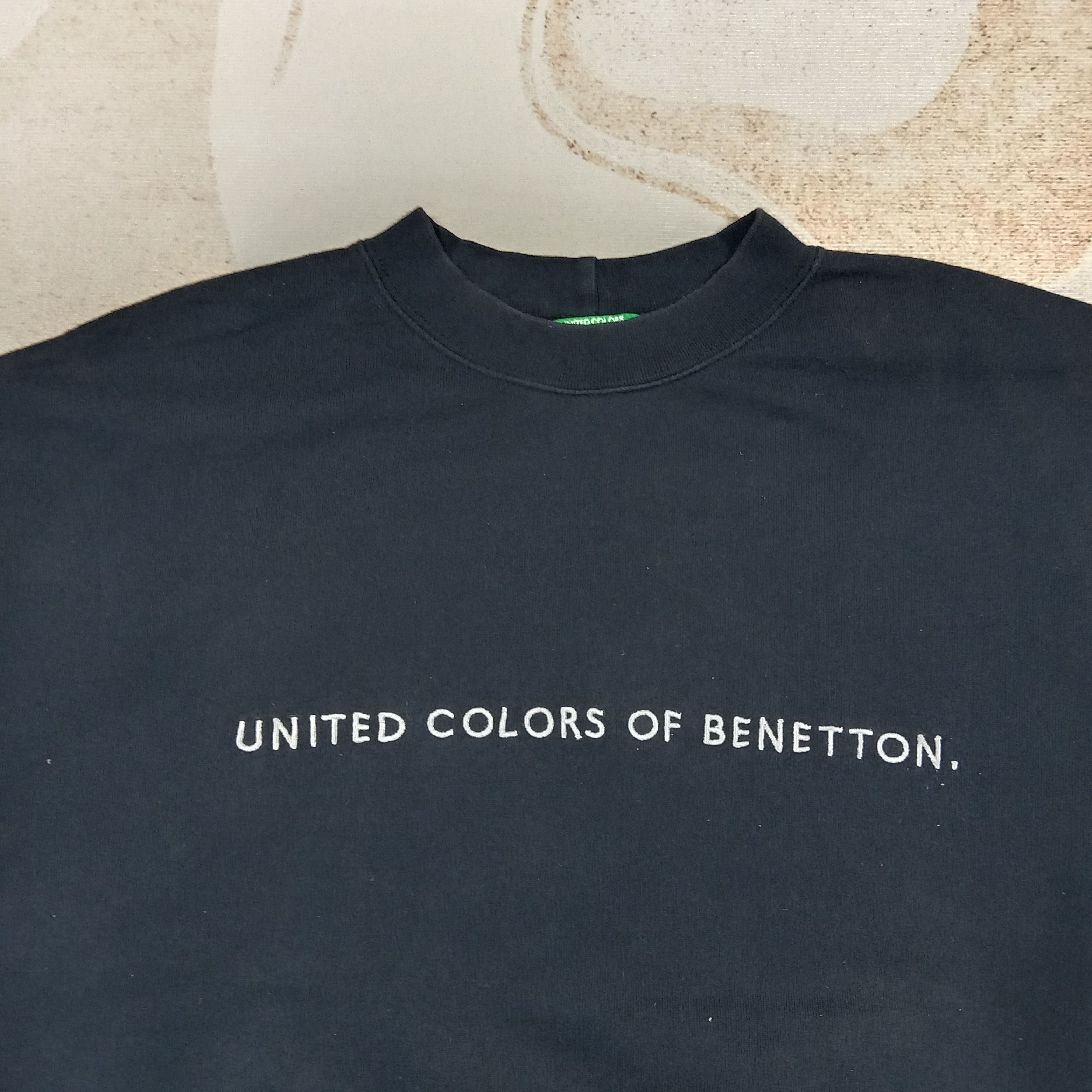United Colors Of Benetton United Colors Of Benetton Embroidery Sweatshirt C286N5 Size US XL / EU 56 / 4 - 2 Thumbnail