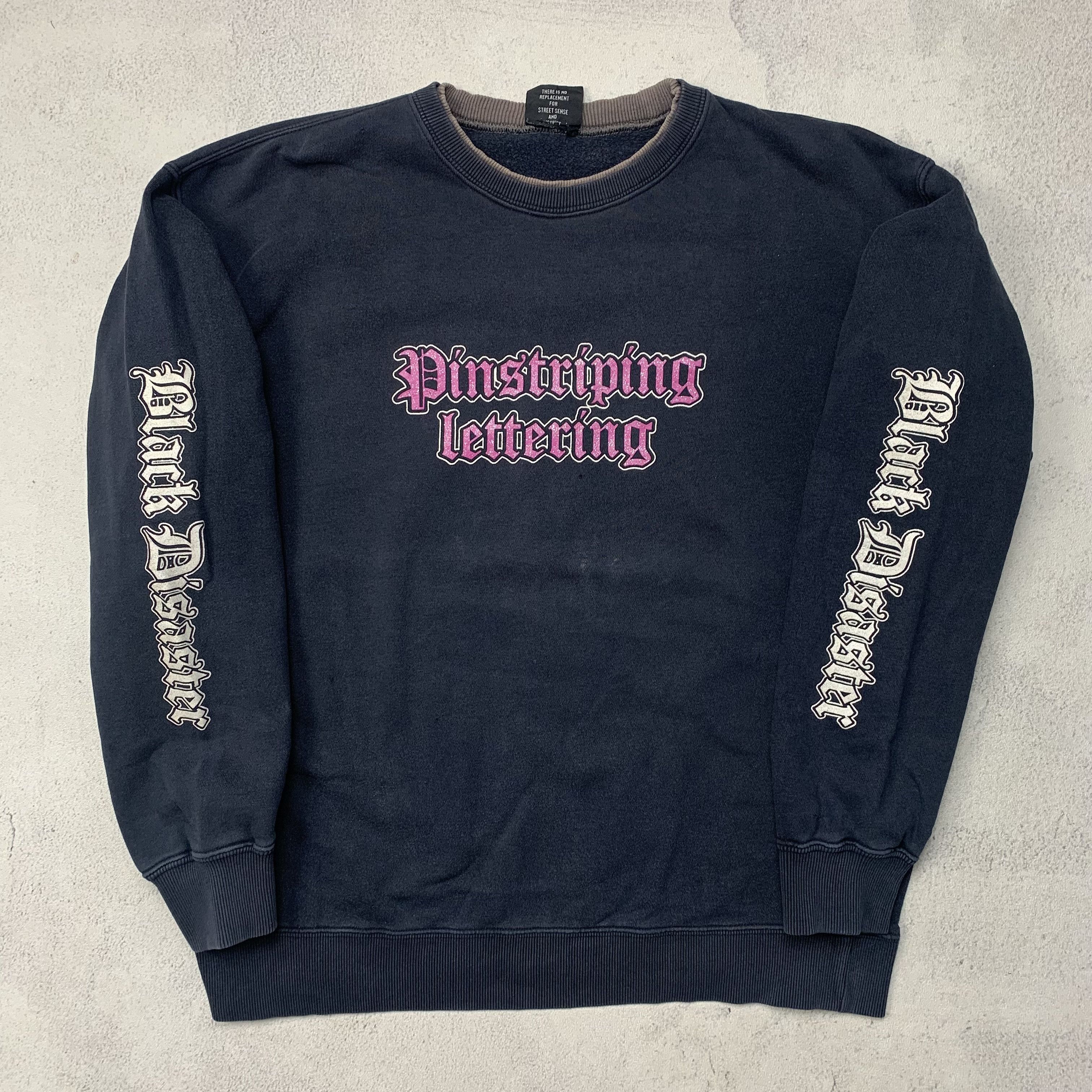 Japanese Brand Modern Label Pinstrip Deep Riders Sweatshirt Crewneck Y2K Size US L / EU 52-54 / 3 - 2 Thumbnail
