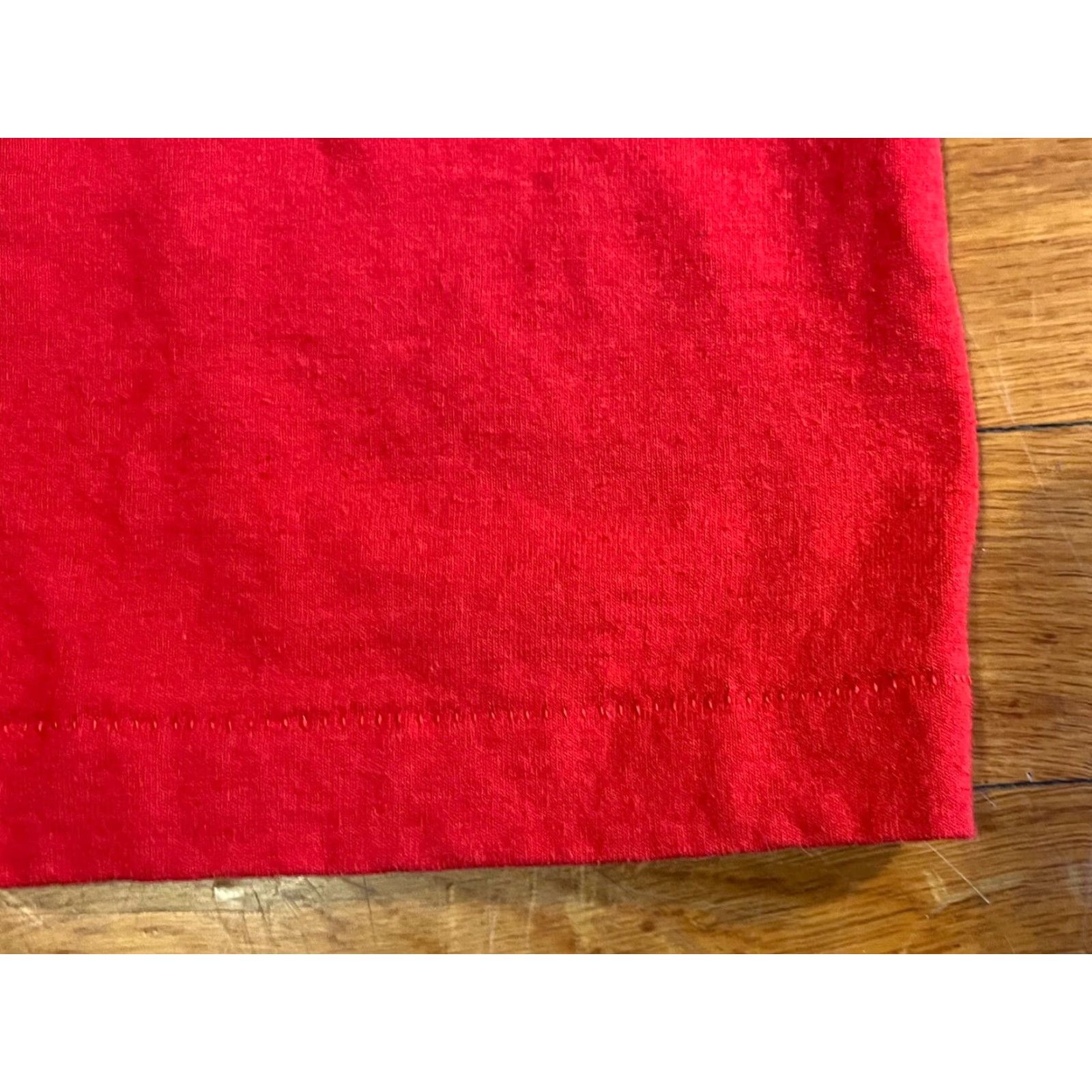 Fruit Of The Loom VINTAGE Nike Shirt Men’s XL Red 90s Logo Graphic Print Crew Neck Short Sleeve USA Size US XL / EU 56 / 4 - 5 Thumbnail