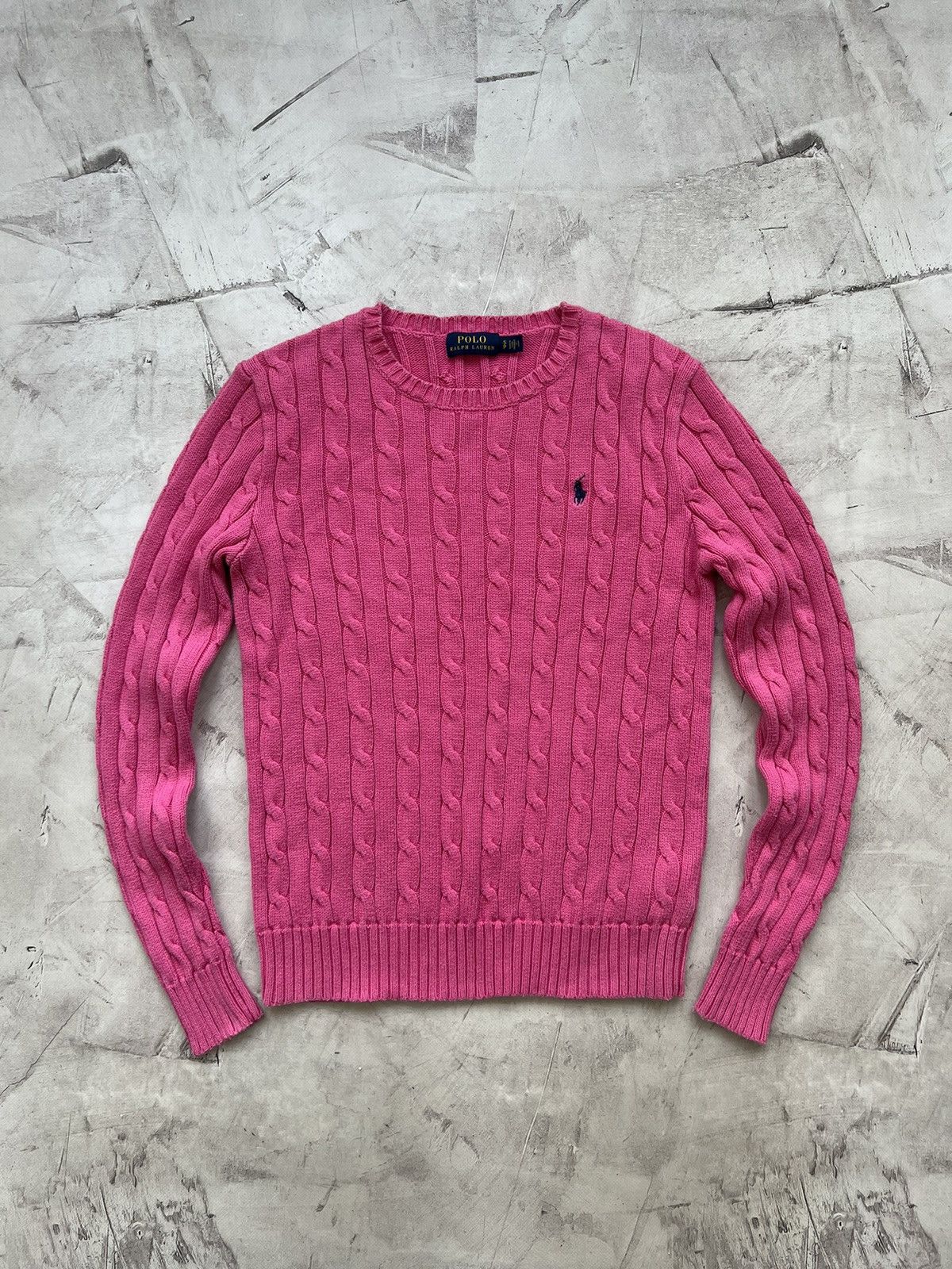 Vintage Polo Pink store Knitted Sweater