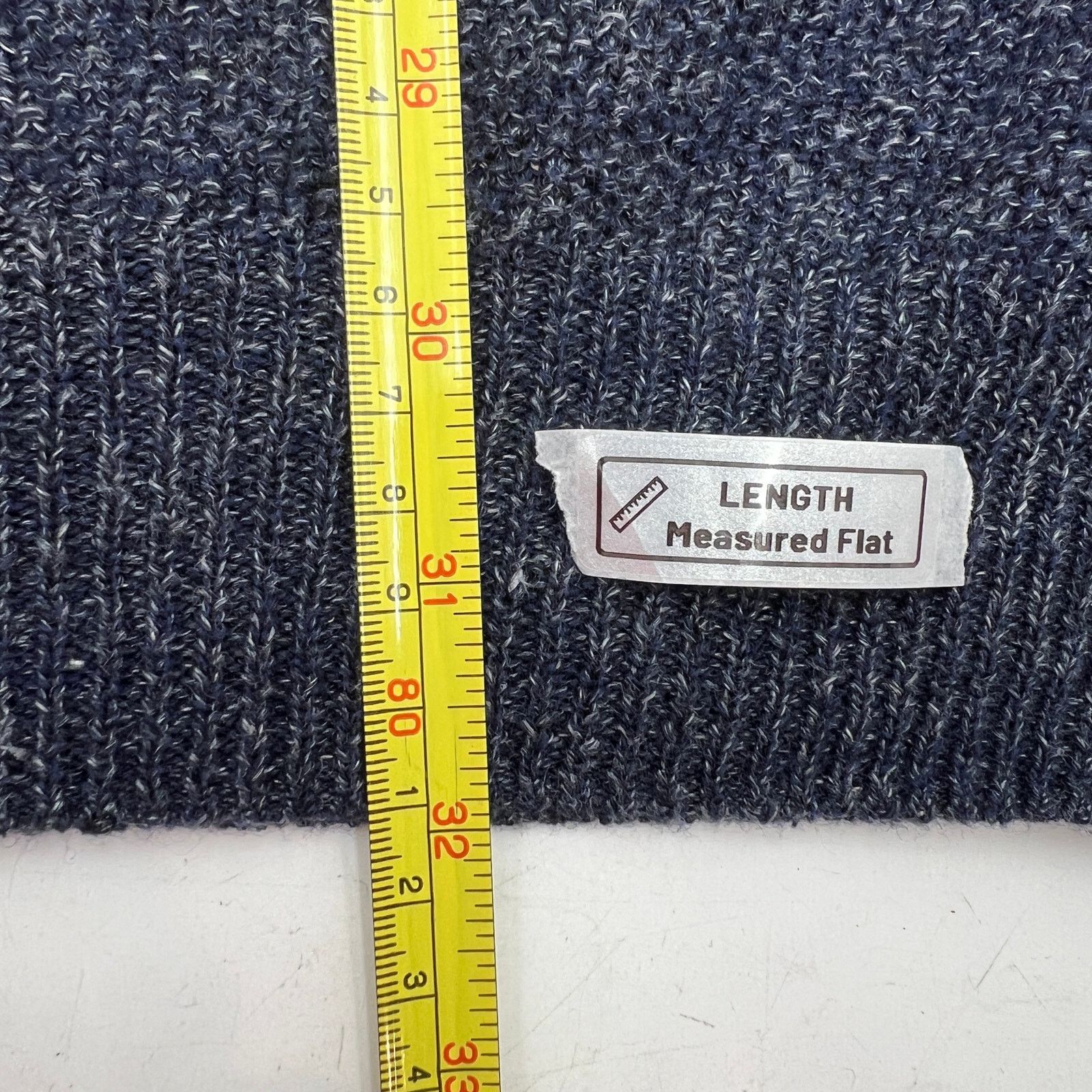 Billy Reid Billy Reid Seed Stitch Linen & Wool Crewneck Sweater Navy Size US XXL / EU 58 / 5 - 8 Thumbnail