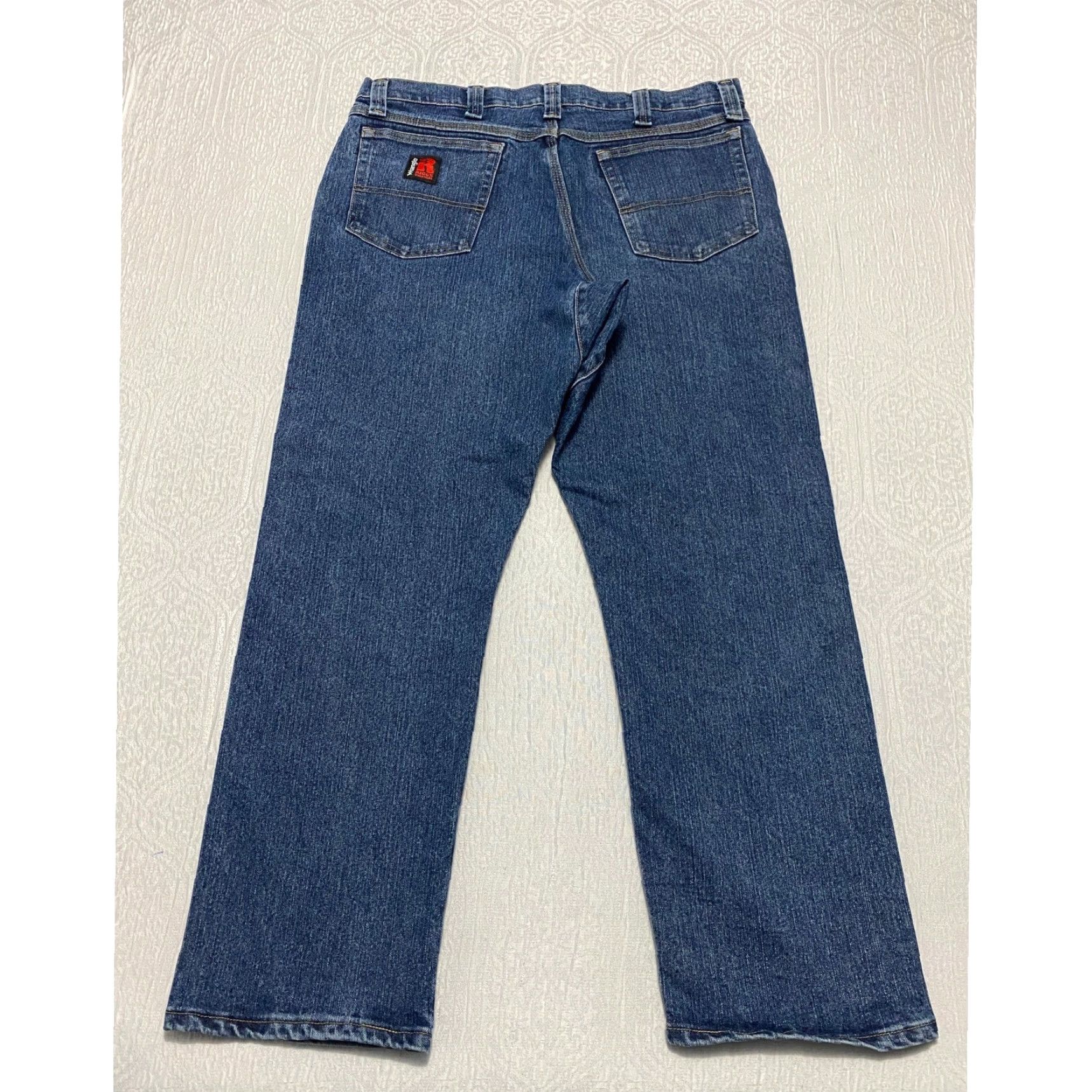 Wrangler VINTAGE Wrangler Riggs Workwear Men's Jeans 36×30 Blue Straight Advanced Comfort Size US 36 / EU 52 - 4 Thumbnail