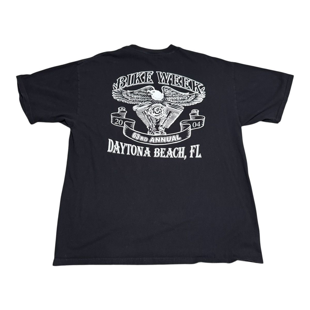 Vintage Vintage 2004 Daytona Beach Bike Week Black Shirt Adult XL Size US XL / EU 56 / 4 - 3 Thumbnail