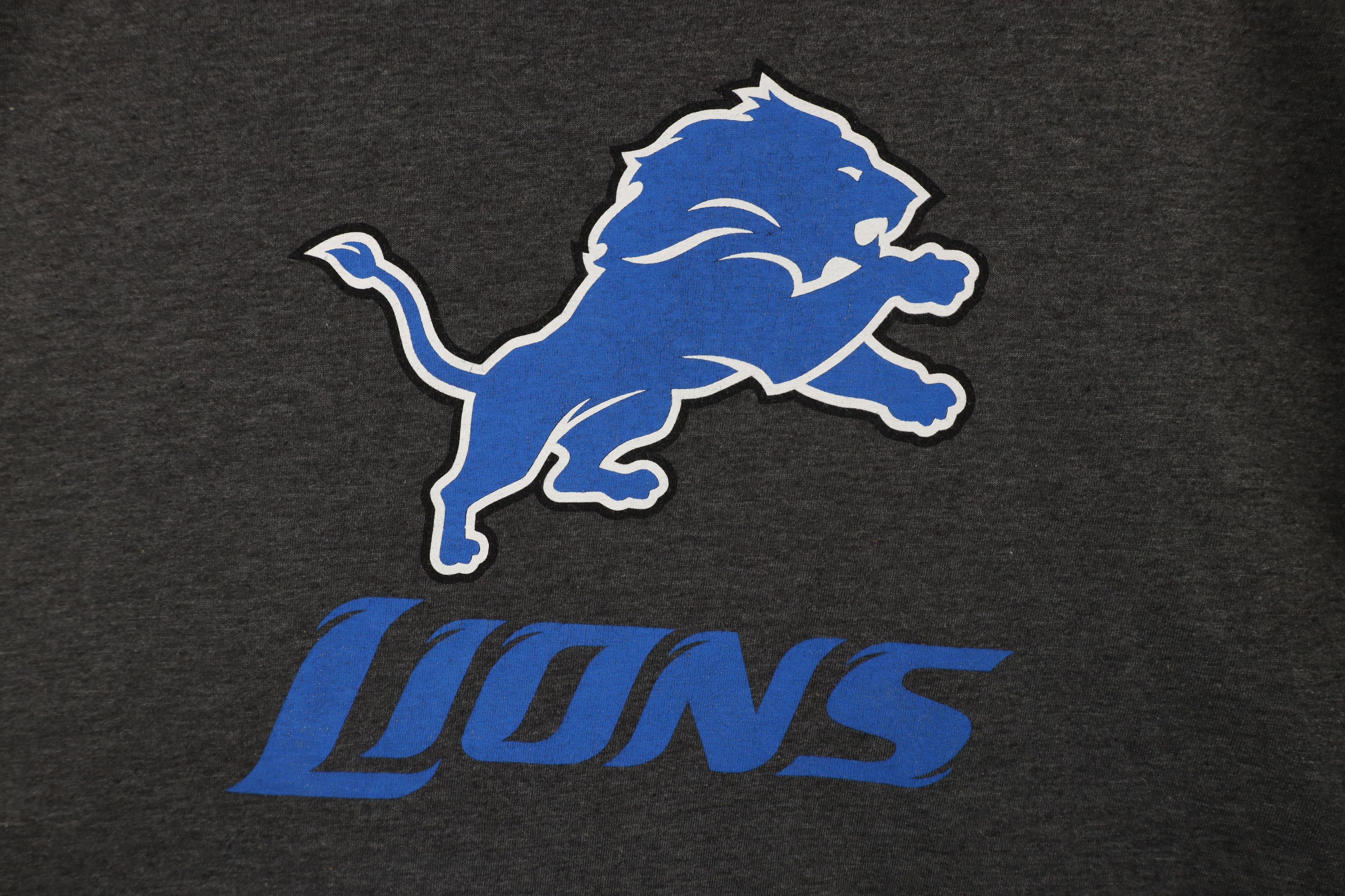 Nike × Vintage Nike Detroit Lions Football Short Sleeve T-Shirt Dark Gray Size US XXL / EU 58 / 5 - 5 Thumbnail