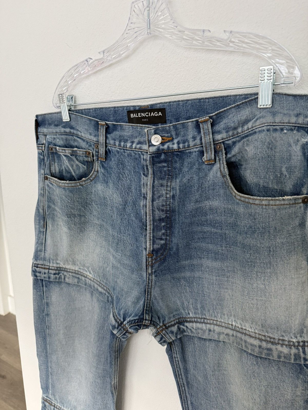 Balenciaga balenciaga denim Size US 36 / EU 52 - 4 Thumbnail