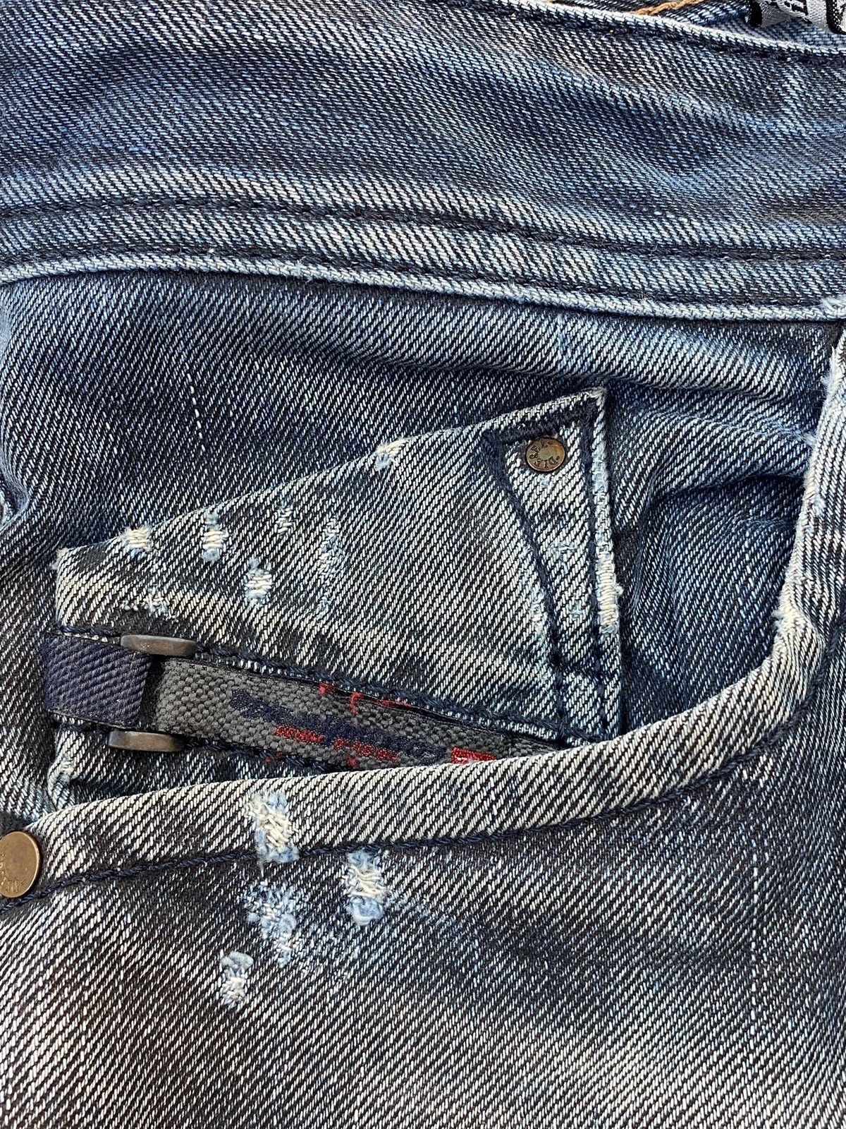 Diesel Diesel Darron Grunge Faded Ripped Style Jeans Size US 34 / EU 50 - 18 Thumbnail