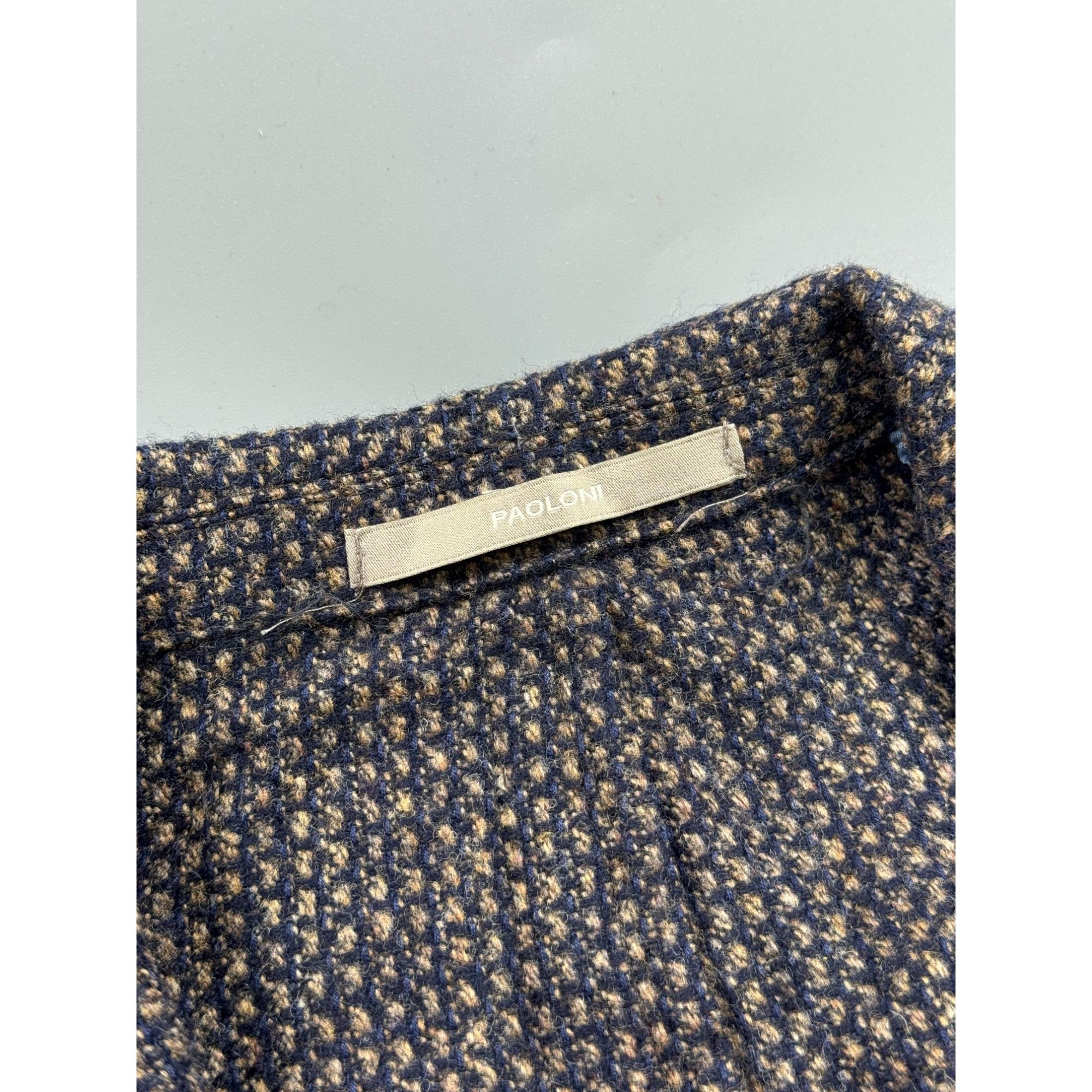 Paoloni Paoloni Wool Cotton Cashmere Two Button Blazer (Y1251) Size 36R - 5 Thumbnail
