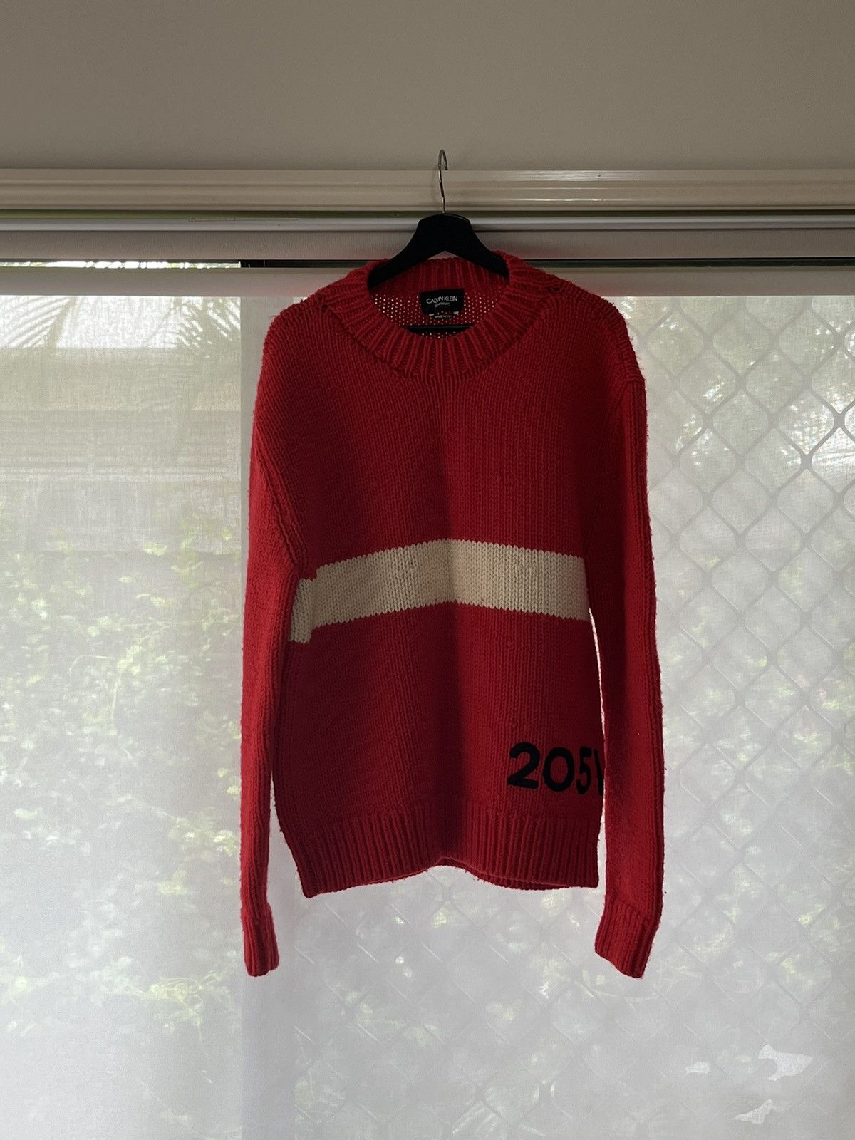 Calvin Klein 205W39NYC CK205W39NYC Distressed Knit Sweater Size US M / EU 48-50 / 2 - 1 Thumbnail
