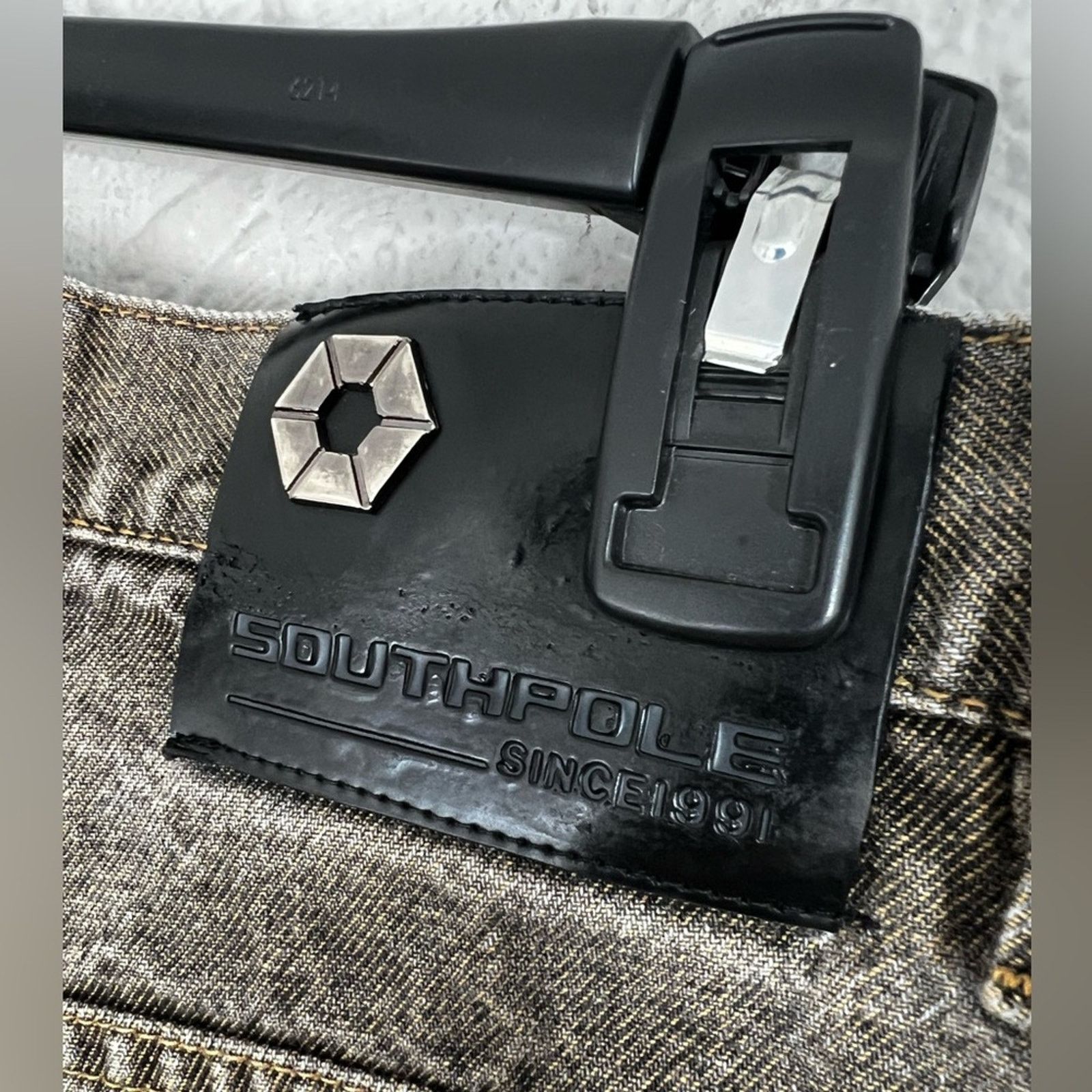 Southpole Vintage Southpole Denim Jean 38 Brown Baggy Carpenter Y2K Size US 38 / EU 54 - 9 Thumbnail