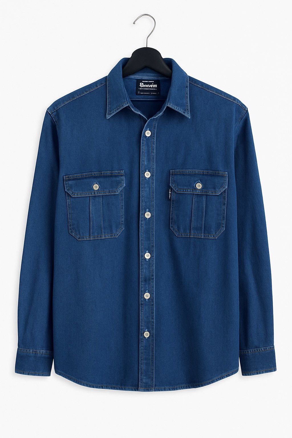 Zippo Vintage Zippo Denim Shirt | Medium Blue | Double Pocket Size US M / EU 48-50 / 2 - 1 Thumbnail