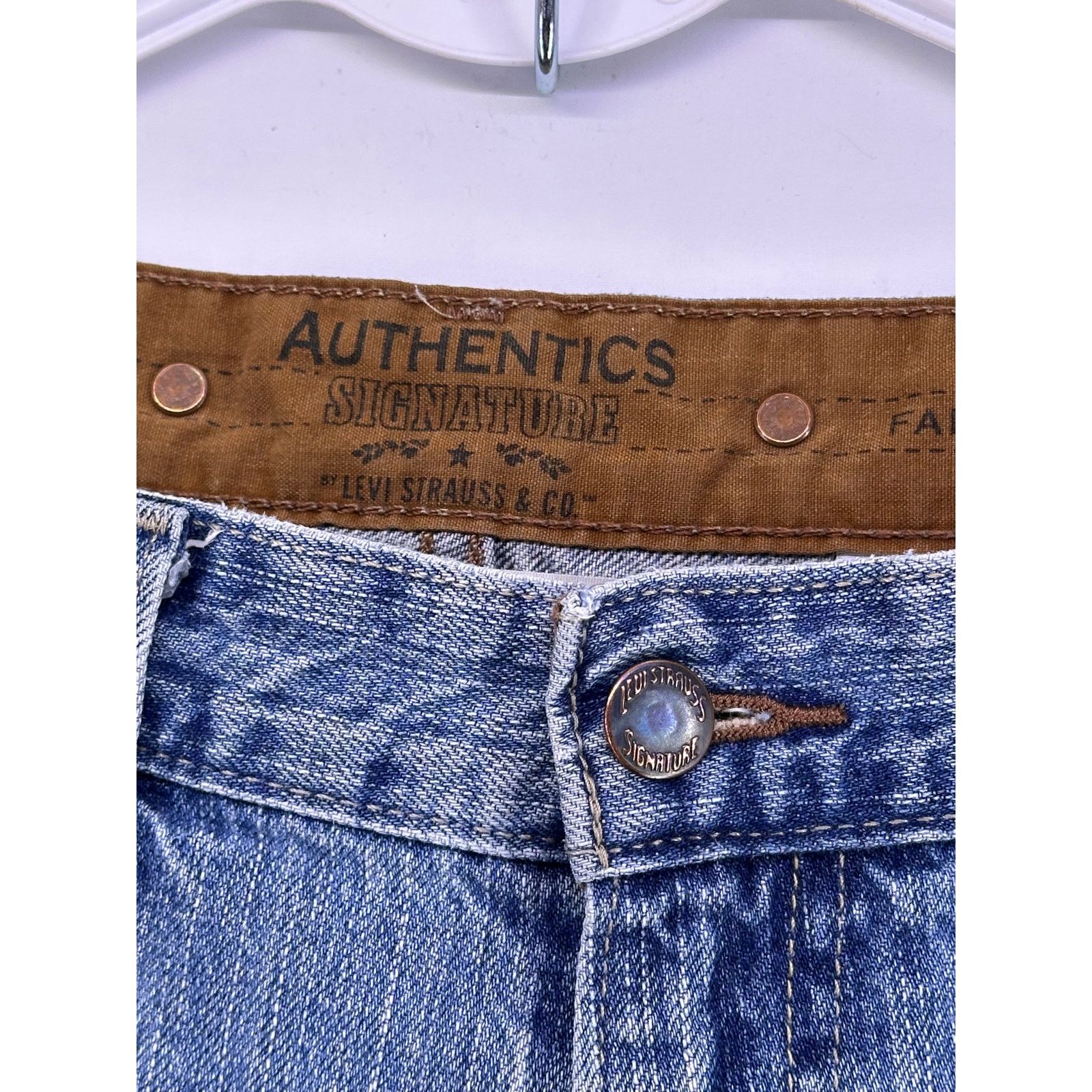 Levi's Blue Levi Strauss Authentic Signature Copper Reveted Size 30 Size US 30 / EU 46 - 4 Thumbnail