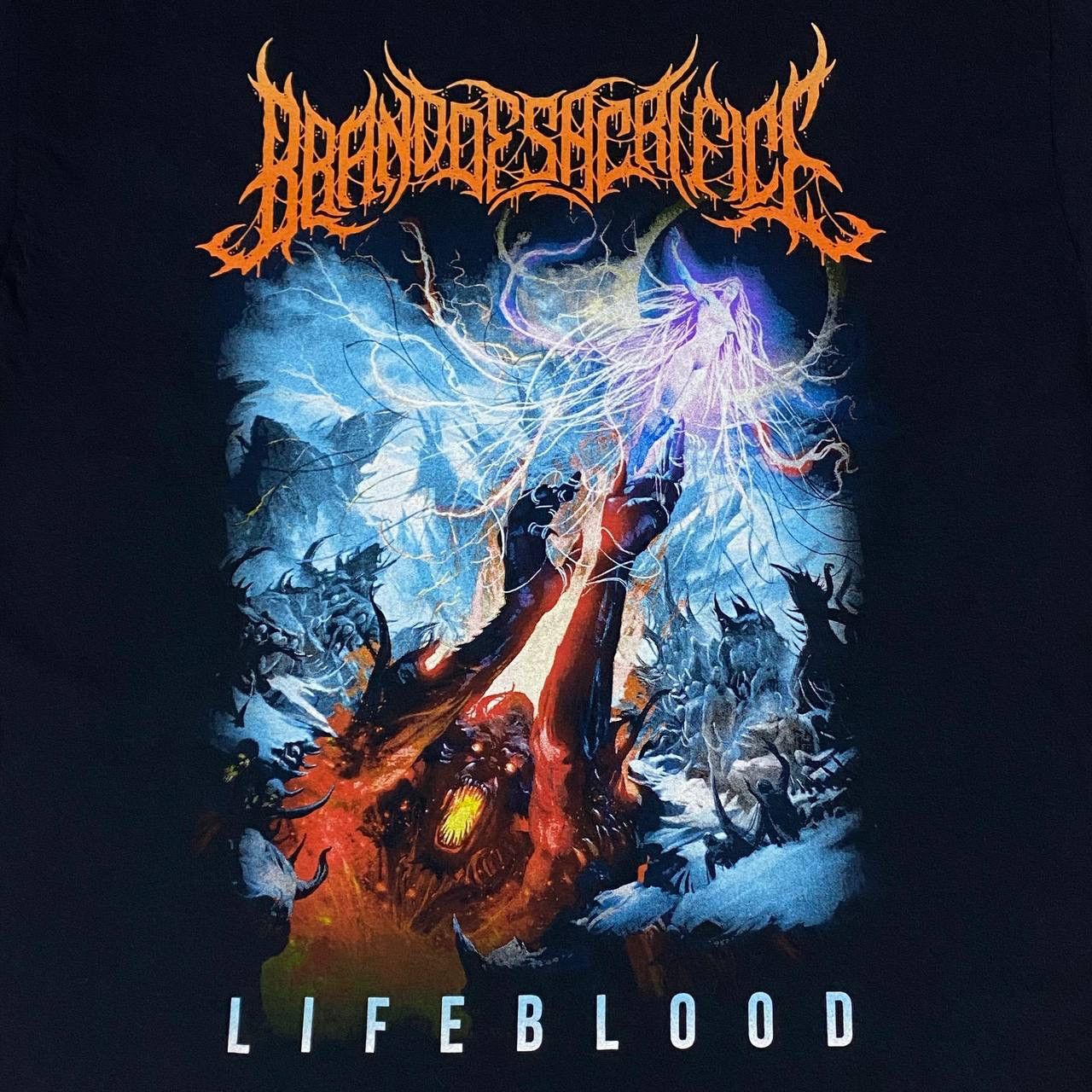 Band Tees Preloved deathcore band brand of sacrifice metal Size US L / EU 52-54 / 3 - 2 Thumbnail