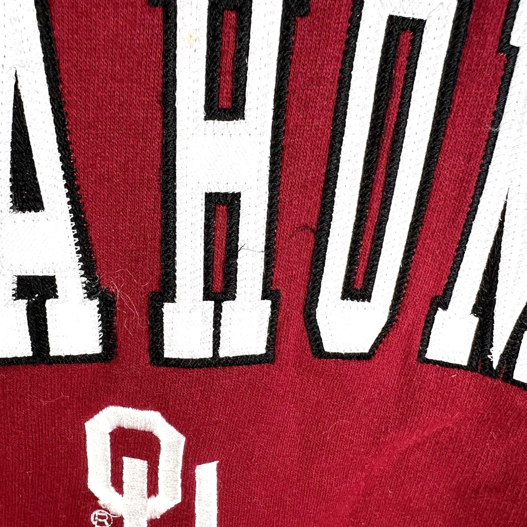 Vintage Vintage Oklahoma University Embroidered Sweatshirt Mens XL Red OVB Tag Old Varsity Brand Sweatshirt University Clothing Size US XL / EU 56 / 4 - 4 Thumbnail