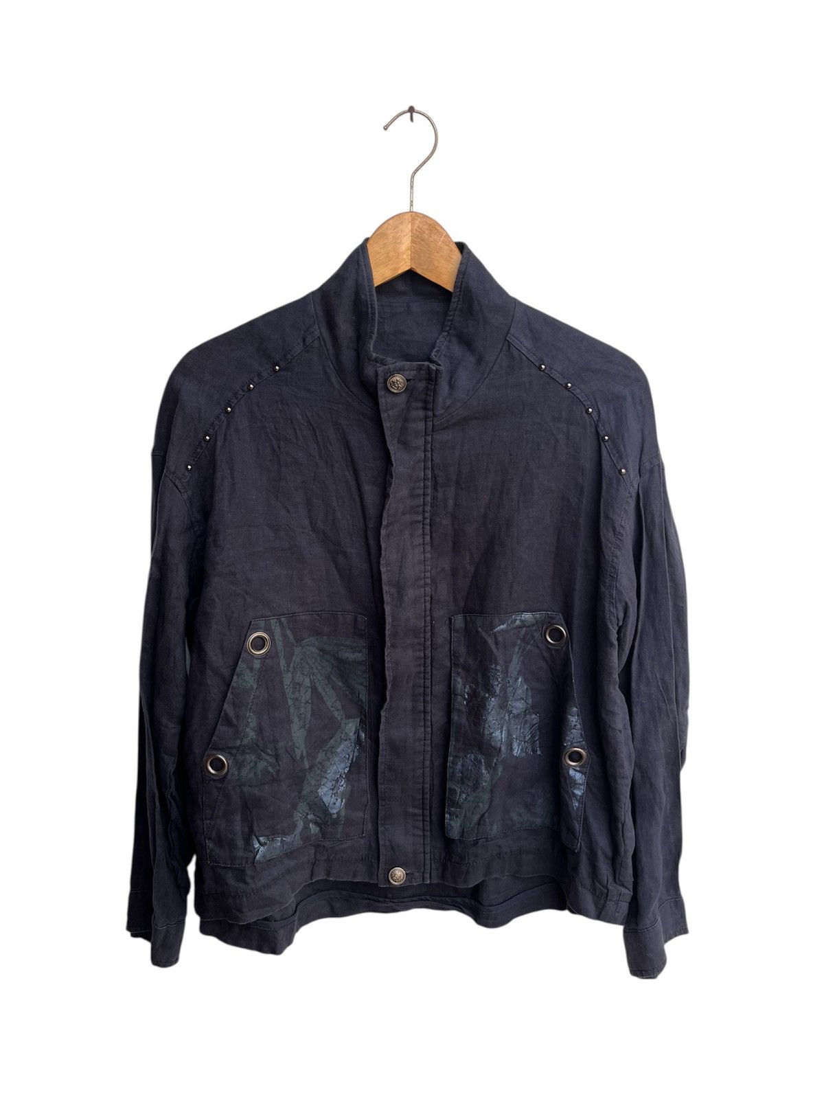 Japanese Lisabong Double Pocket Studed Jacket Punk