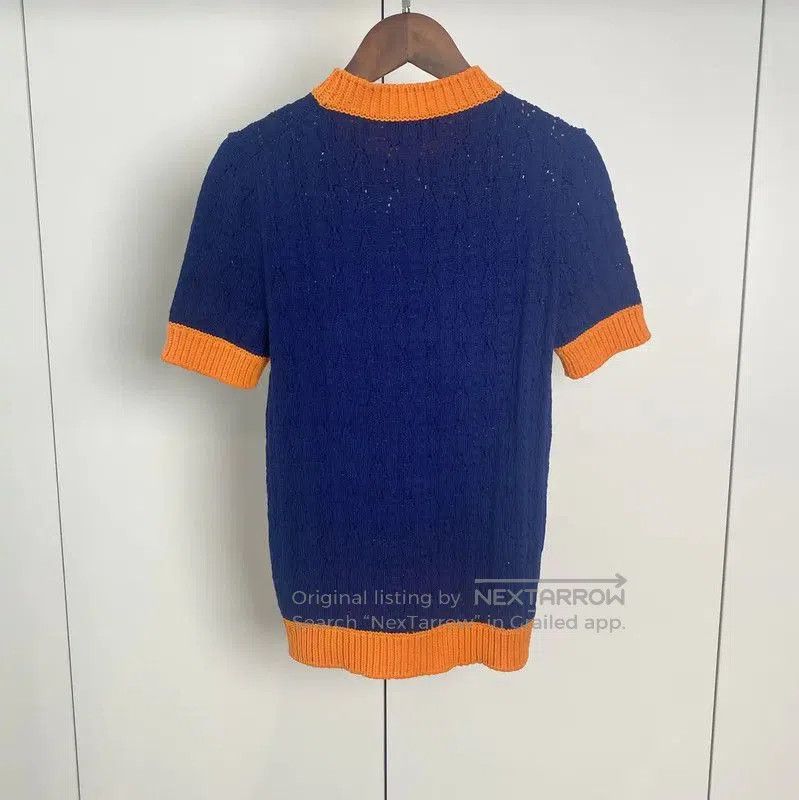 Prada Prada Summer Blue Cotton Logo T-Shirt. Size S / US 4 / IT 40 - 2 Thumbnail
