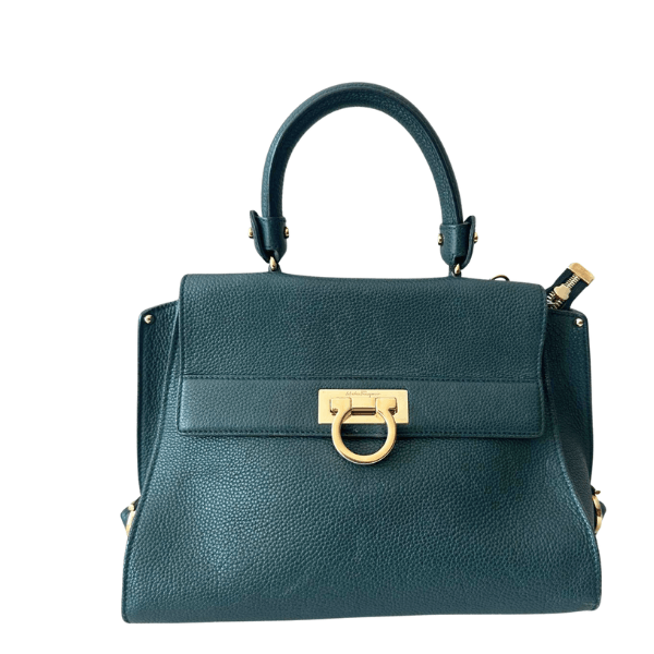 Salvatore Ferragamo o1s1rm0526 Size : OS / Shoulder Bag in Green Size ONE SIZE - 1 Thumbnail
