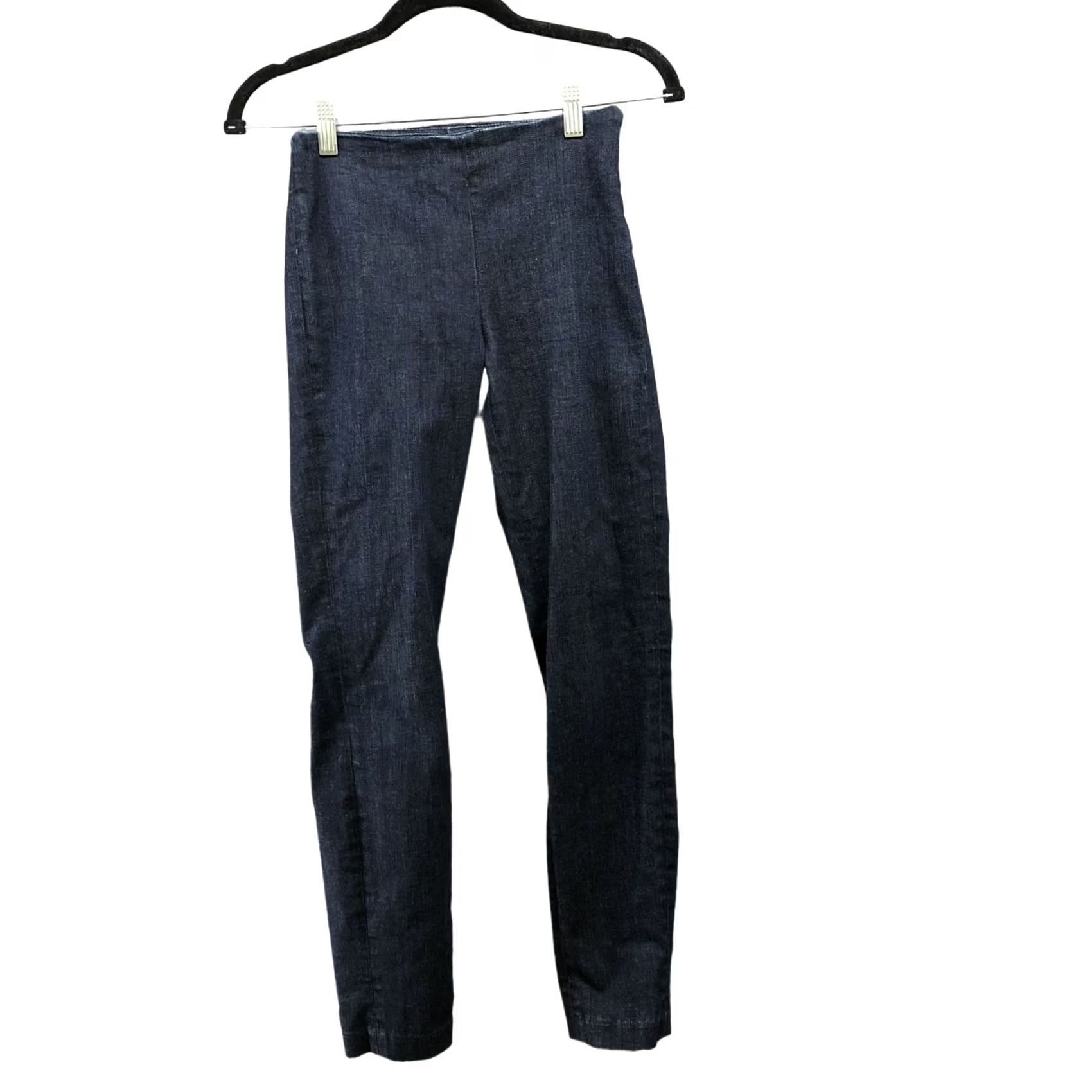 J Brand J. Brand Cropped Skinny Jeans Womens Size 24 Dark Wash Side Zip Mid Rise Jeans Women 24 Skinny 27in inseam Size 42" / US 20 - 2 Thumbnail