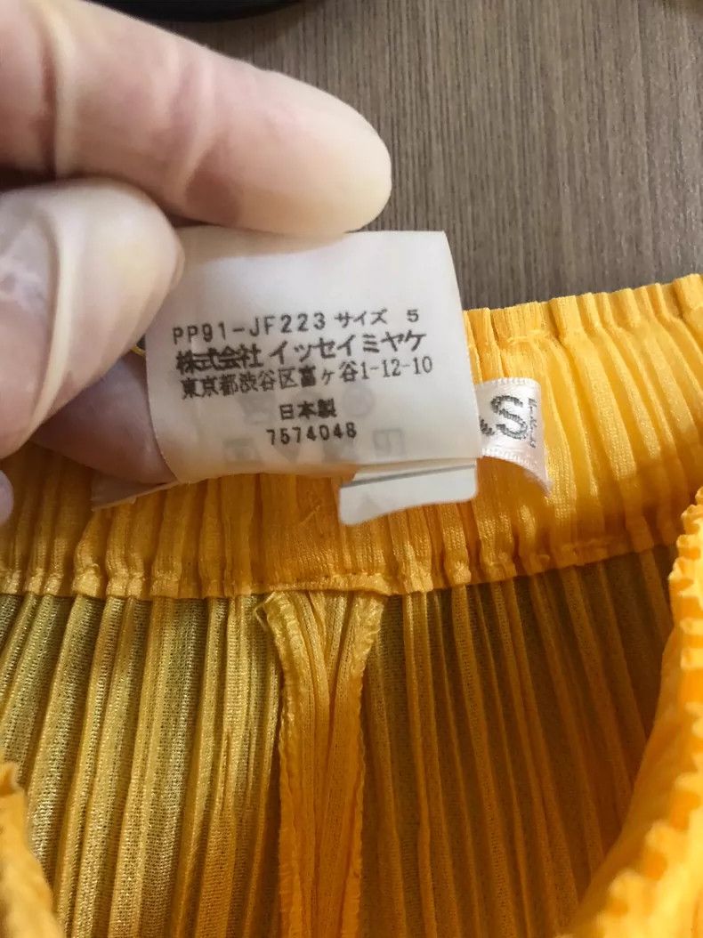 Issey Miyake Issey Miyake size:5 Yellow pleated pants Size 42" / US 20 - 5 Thumbnail