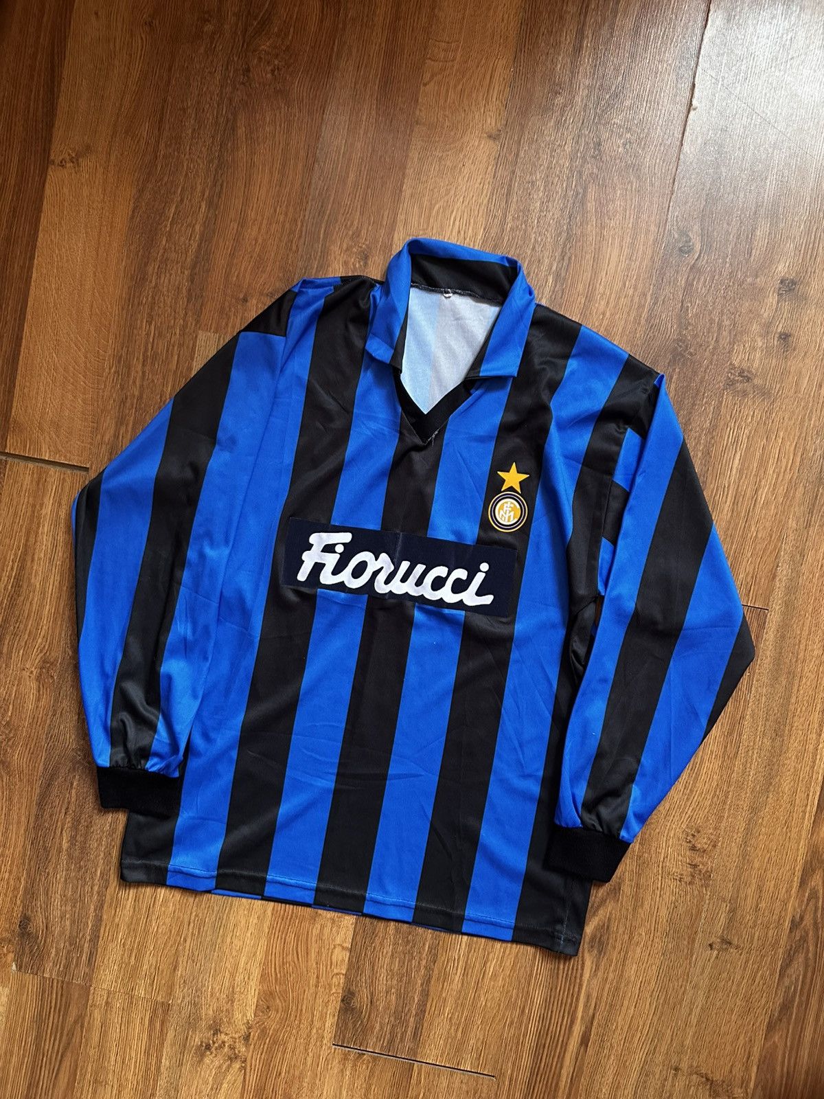 Vintage Vintage Inter Milan Fiorucci Long Sleeve Jersey Blokecore L Size US L / EU 52-54 / 3 - 2 Thumbnail