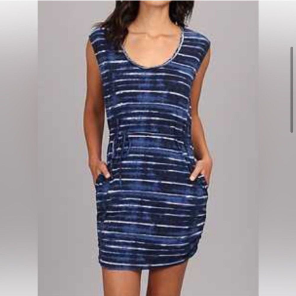 Joie Soft Joie Blue Cotton Dress Size XS Size XS / US 0-2 / IT 36-38 - 2 Thumbnail