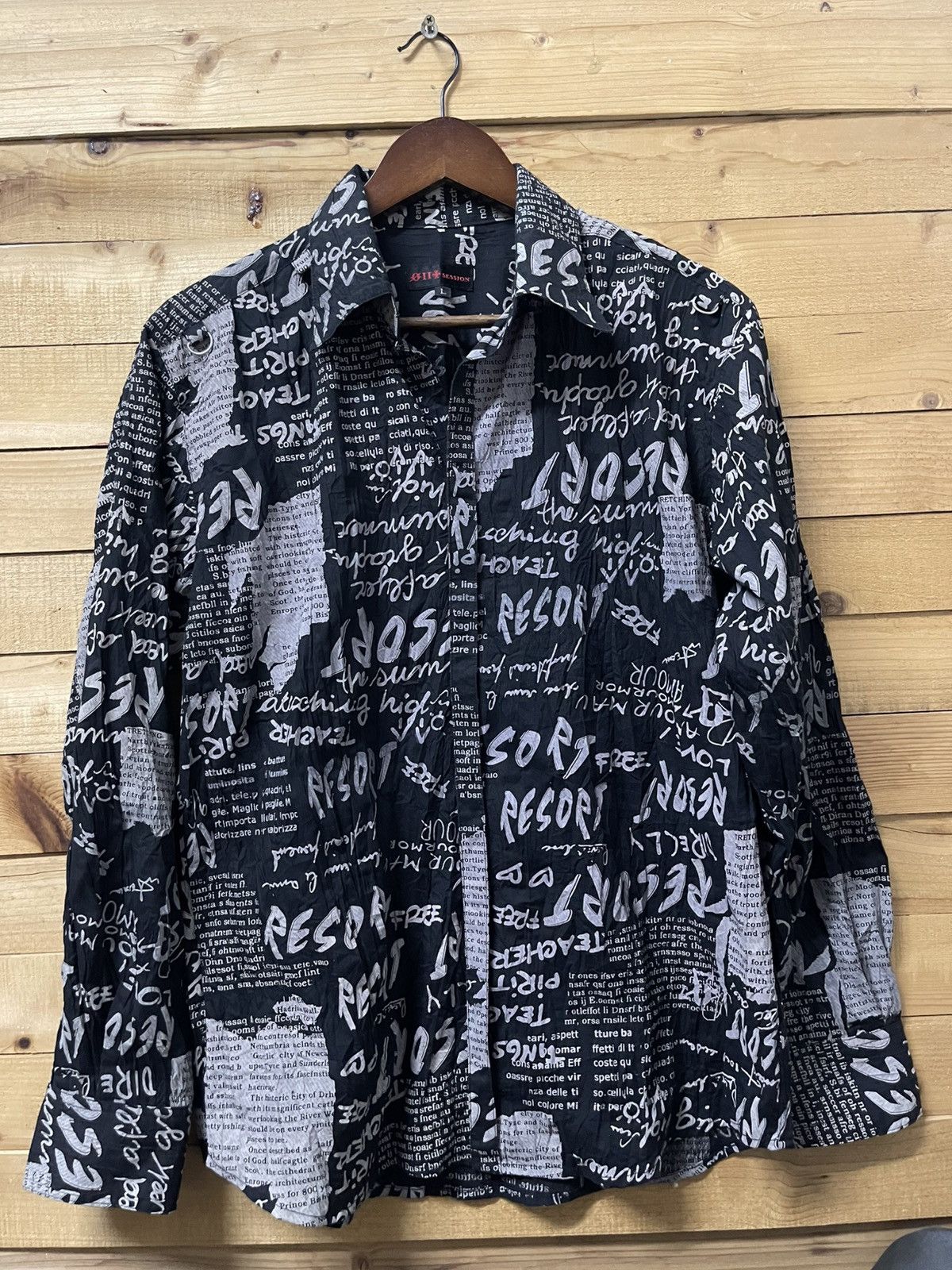 Japanese Brand Japanese brand session full print shirt Size US L / EU 52-54 / 3 - 1 Thumbnail