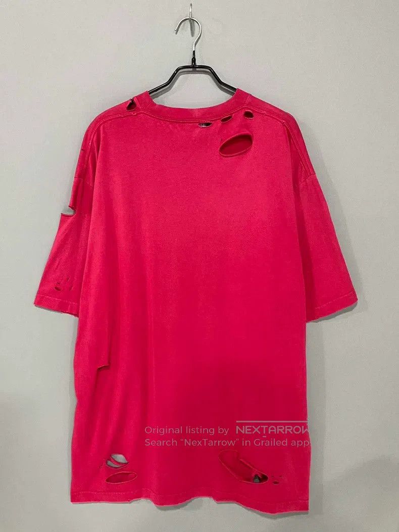 Balenciaga Balenciaga Big Destruction Logo Short Sleeve Size US XS / EU 42 / 0 - 3 Thumbnail