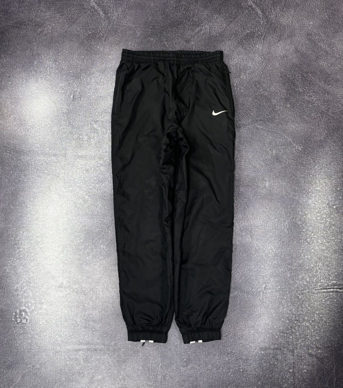 Nike Vintage 90s Nike Y2K Double Swoosh Hype Nylon Track Pants Size US 32 / EU 48 - 1 Thumbnail