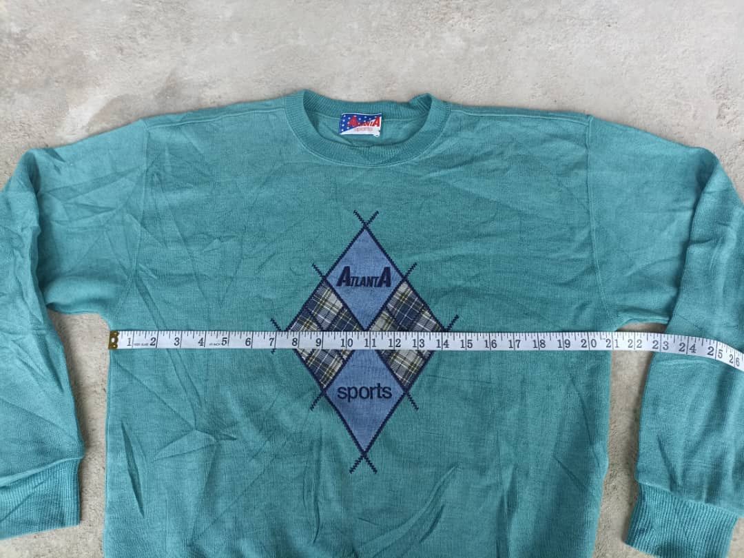 Japanese Brand Vintage Sweatshirt Atlanta Sport Size US M / EU 48-50 / 2 - 12 Thumbnail