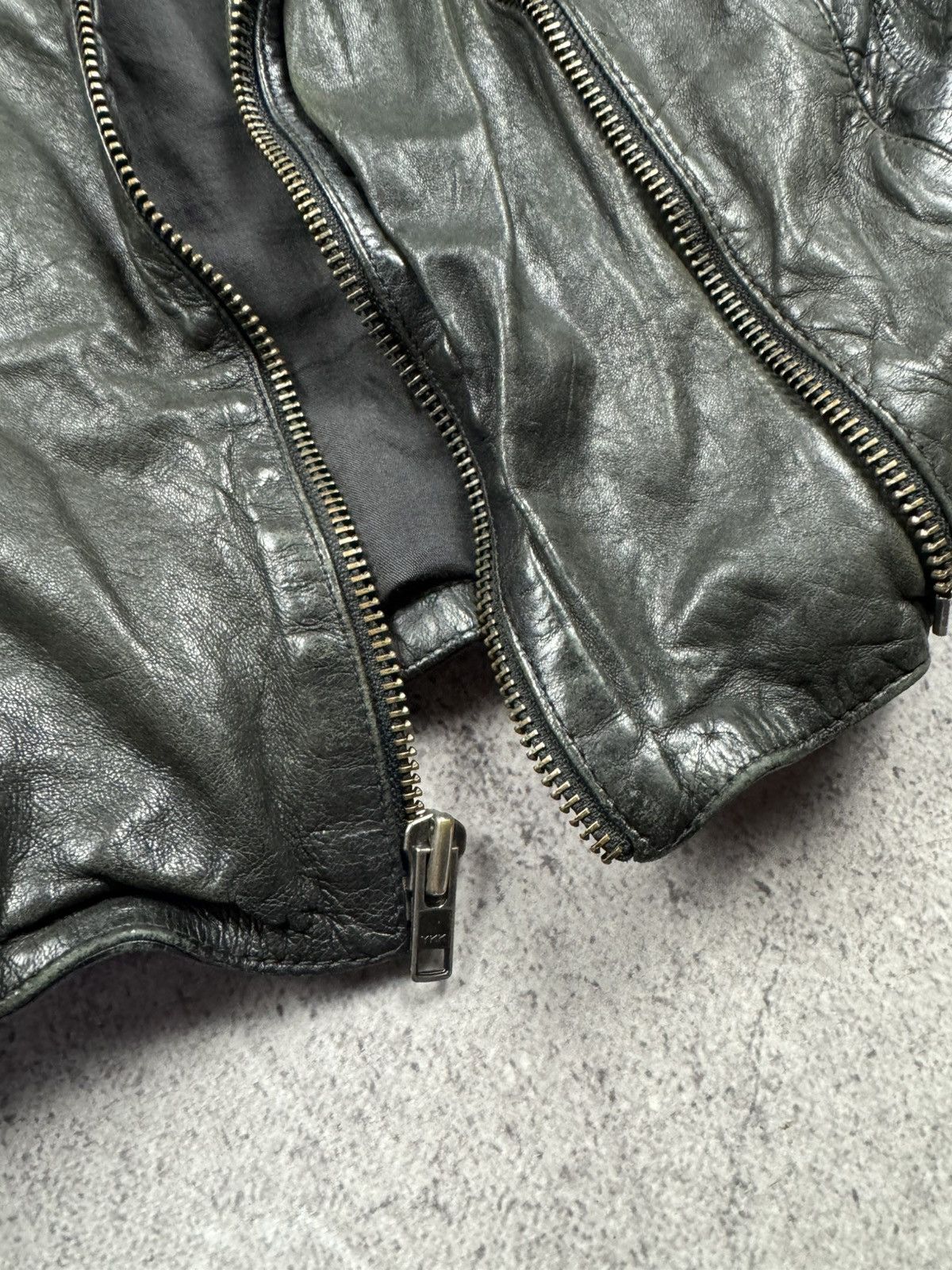 Allsaints AVANT GARDE RICK OWENS STYLE ALLSAINTS OPIUM LEATHER JACKET Size M / US 6-8 / IT 42-44 - 7 Thumbnail