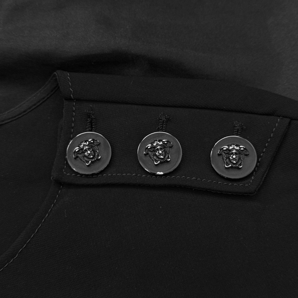 Versace Gianni Versace black blouse top. Size S / US 4 / IT 40 - 4 Thumbnail
