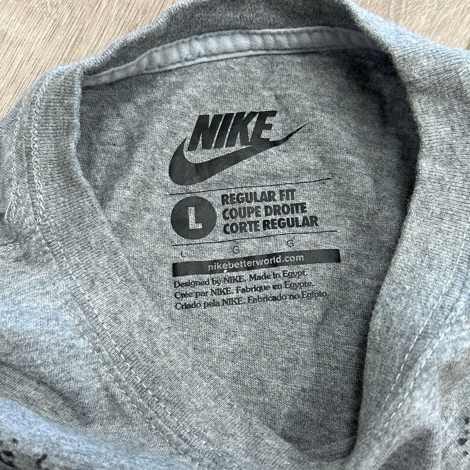 Nike Nike LeBron James Roar Lion Gray Tee T Shirt Size Large L Size US L / EU 52-54 / 3 - 3 Thumbnail