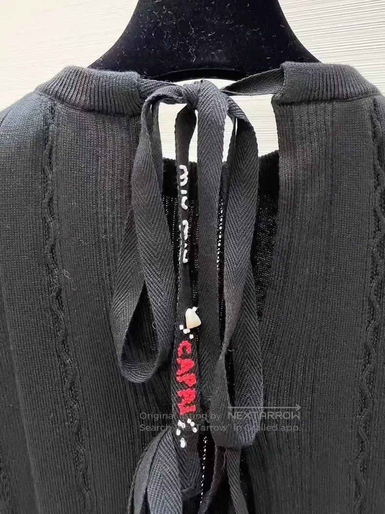 Miu Miu Miu Miu 38 Bow wool sweater Size M / US 6-8 / IT 42-44 - 6 Thumbnail