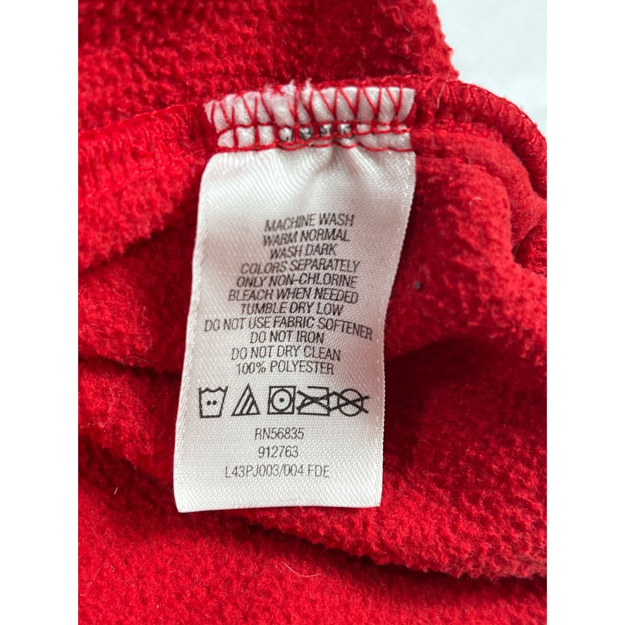 Cabelas Cabelas Womens Red Fleece Button Up Sweater Size S Reg SKU 7 Size S / US 4 / IT 40 - 8 Thumbnail