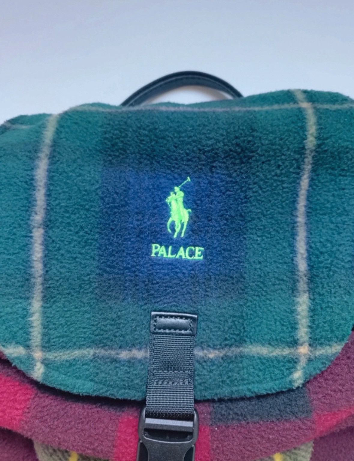 Palace × Polo Ralph Lauren Palace X Polo Ralph Lauren Fleece Backpack Size ONE SIZE - 3 Thumbnail