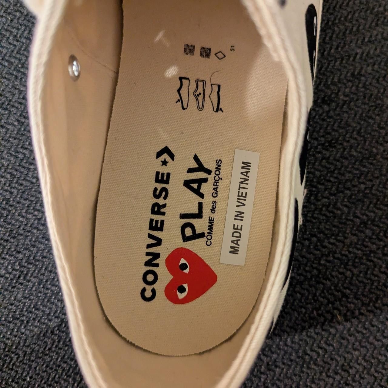 Comme des Garcons Comme des Garçons Play x Converse Chuck 70 Low Multi Heart Size US 10 / EU 43 - 1 Thumbnail