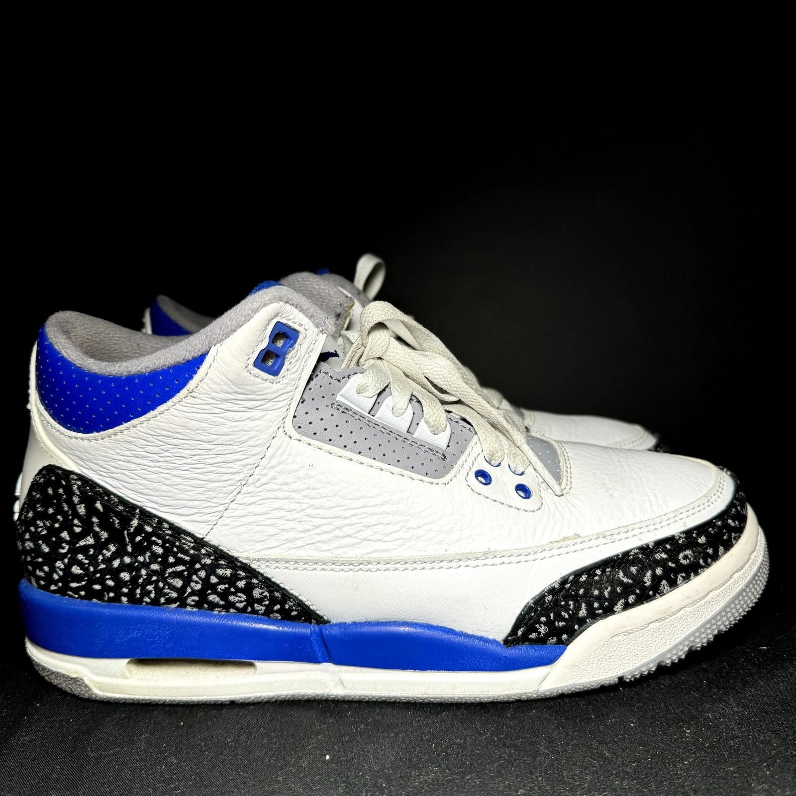 Jordan Brand × Nike Size 6.5 - Nike Air Jordan 3 Retro GS Racer Blue Men's Shoes Size US 6.5 / EU 39-40 - 1 Thumbnail