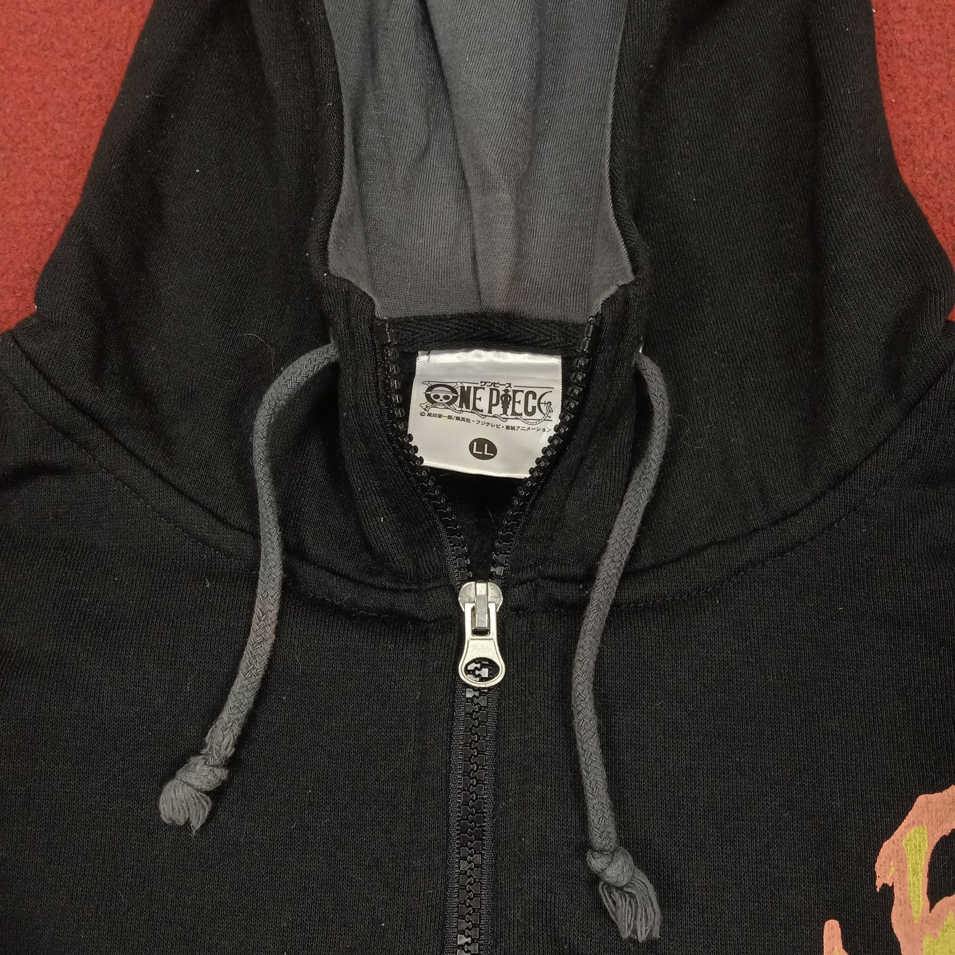 One Piece Zipper Hoodies Japanese Cartoon Anime