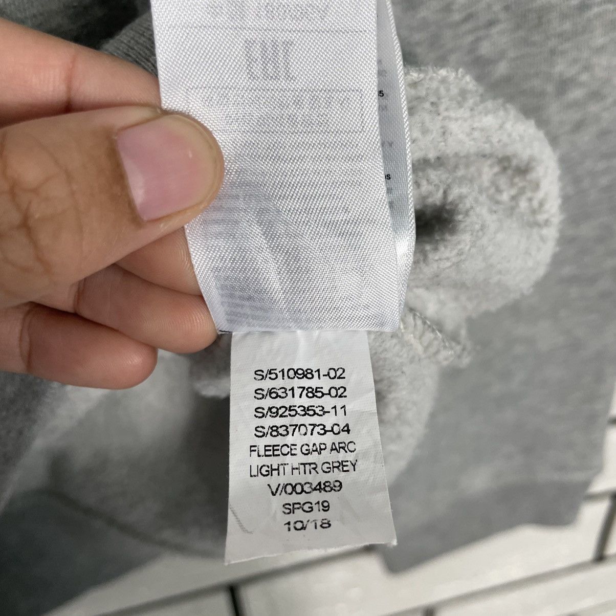 Gap Gap Big Logo Pullover Gray Hoodie Size US M / EU 48-50 / 2 - 20 Thumbnail
