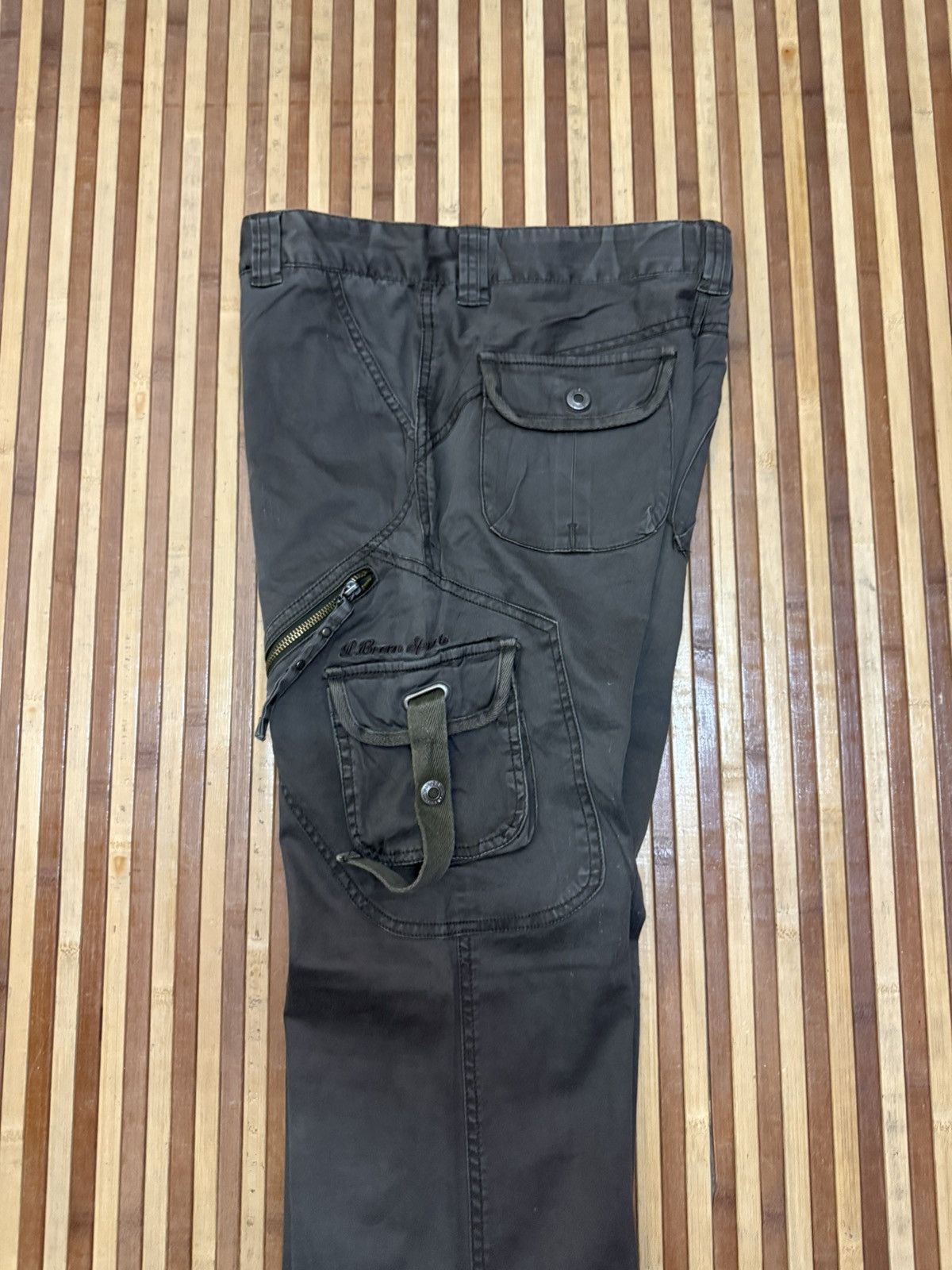 Lee Brennan Design Vintage L.BRENN Cargo Pants 8 Pockets / Streetwear W30X30 Size US 30 / EU 46 - 10 Thumbnail