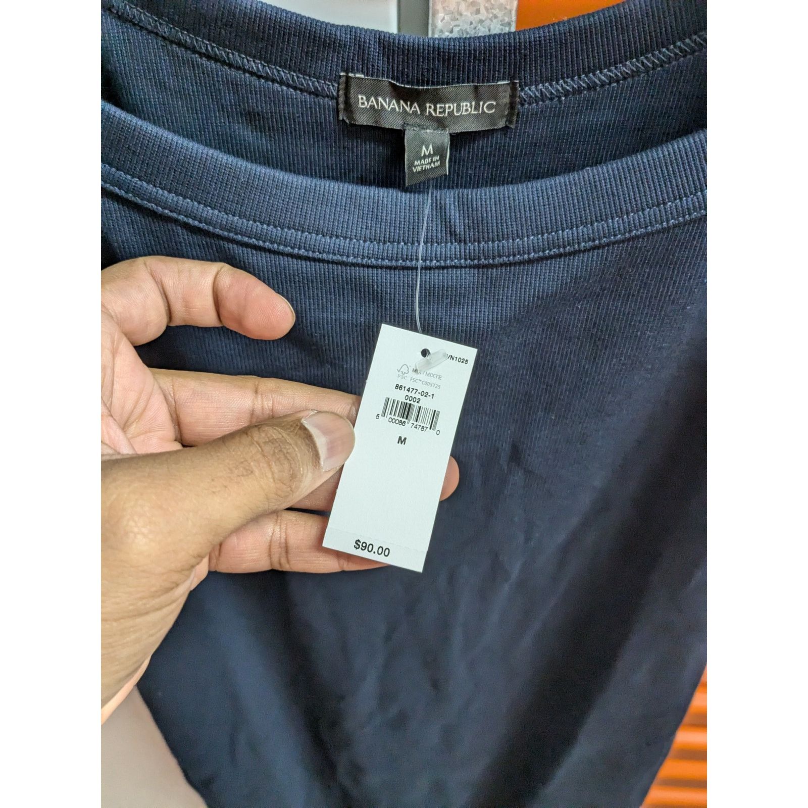 Banana Republic Banana Republic - Racerback Tank Dress / M /Hyper Navy / NWT Size M / US 6-8 / IT 42-44 - 4 Thumbnail
