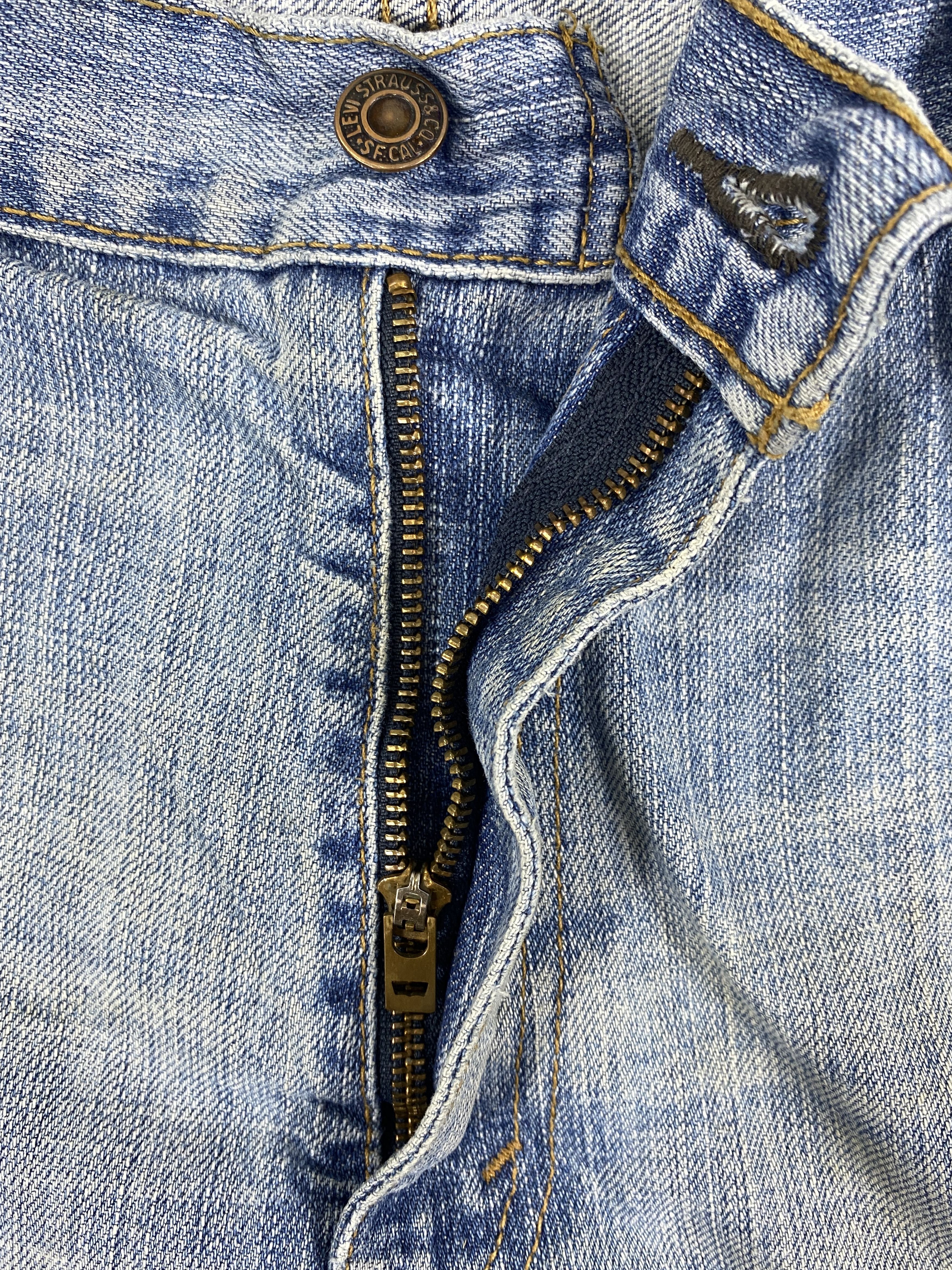 Levi's Light Blue Wash Vintage Levi's 569 39x32 Denim -JN1731 Size US 39 - 6 Thumbnail