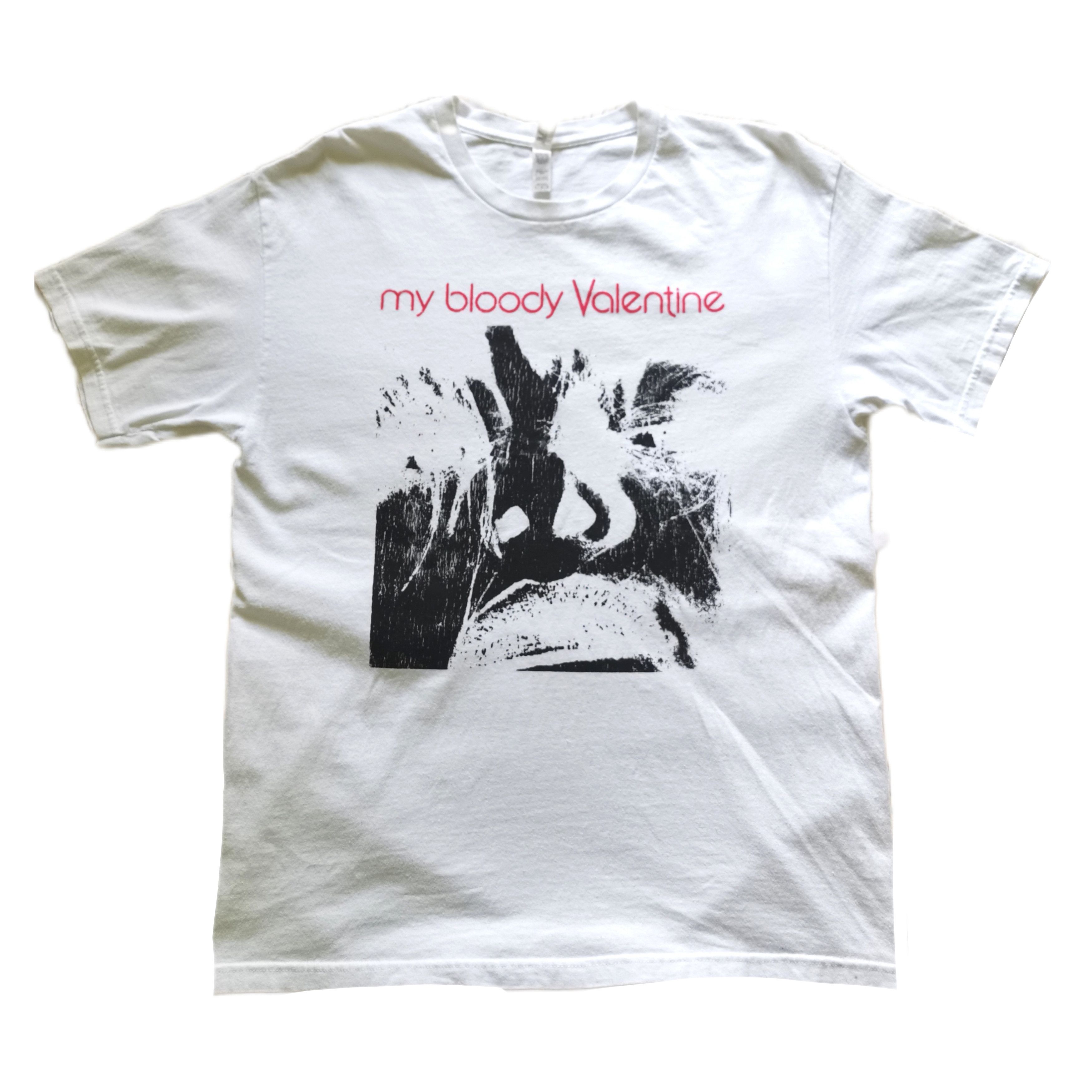 image of Alstyle x Band Tees My Bloody Valentine Vintage Y2K Feed Me With Your Kiss in White (Size Large)
