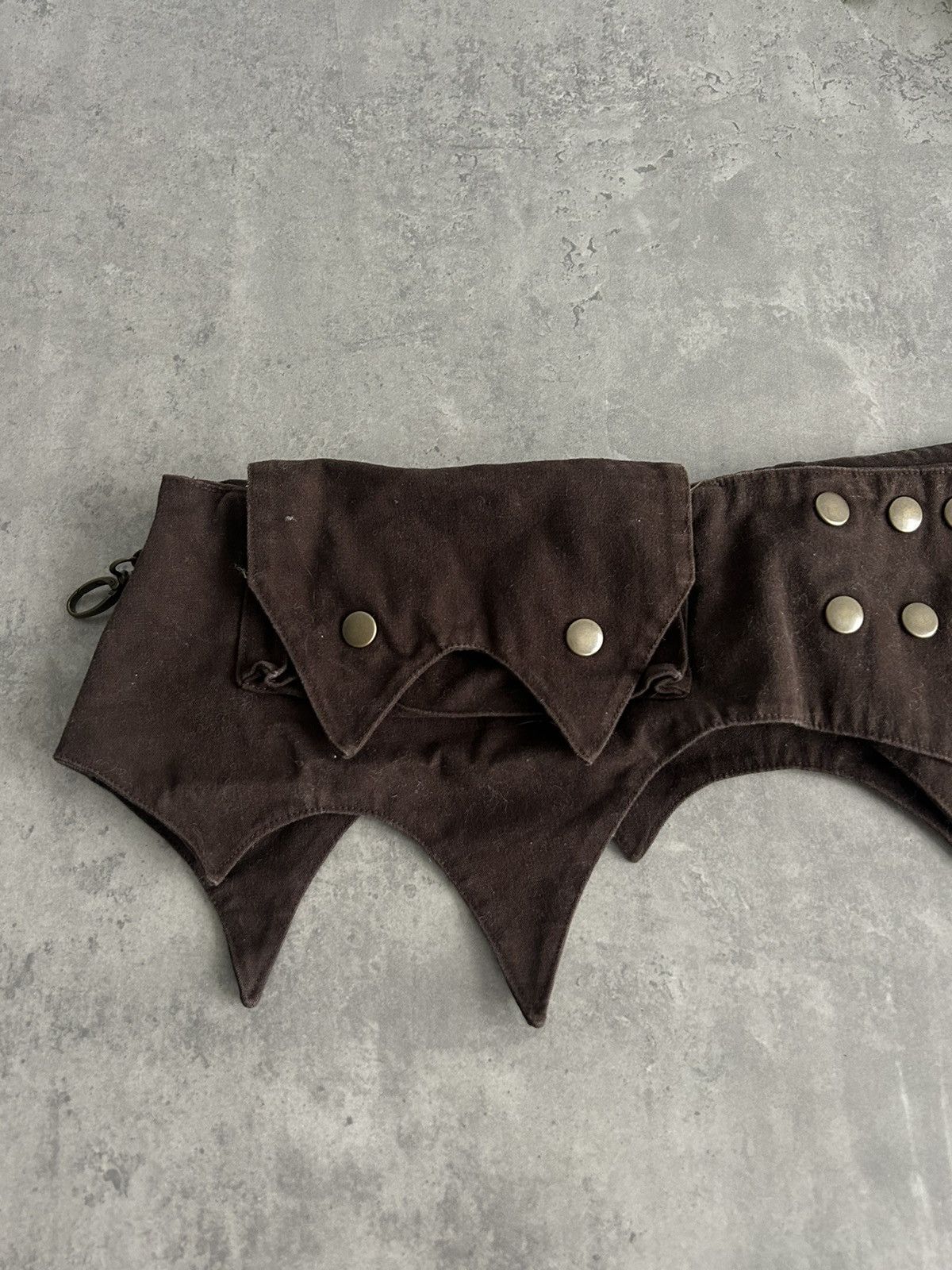 Handmade × Vintage Vintage Hand Made Avant Garde Belt with pockets Size ONE SIZE - 2 Thumbnail