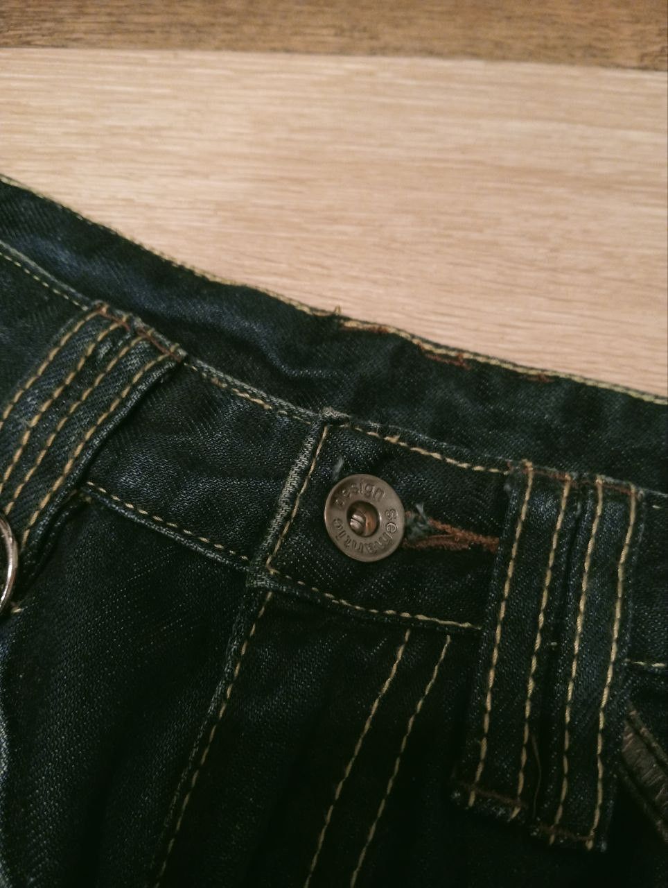 Japanese Brand JAPANESE SEMANTIC DESIGN DISTRESSED LOOK JEANS Size US 32 / EU 48 - 5 Thumbnail
