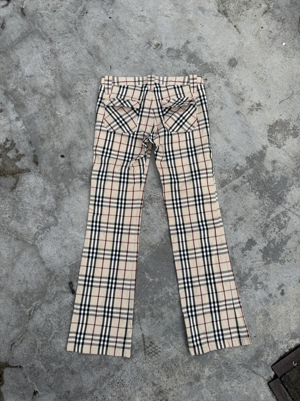 Burberry Burberry Nova Checkered Tailored Pants/ Vintage OG Burberry Size 24" / US 00 / IT 34 - 2 Thumbnail